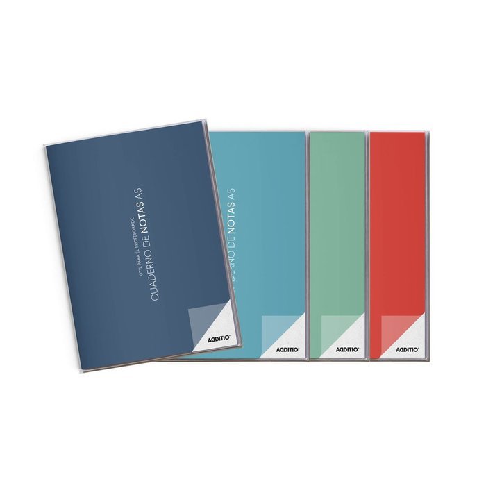 Additio Cuaderno Escolar Notas A5 Util Para El Profesorado/Cuaderno Notas