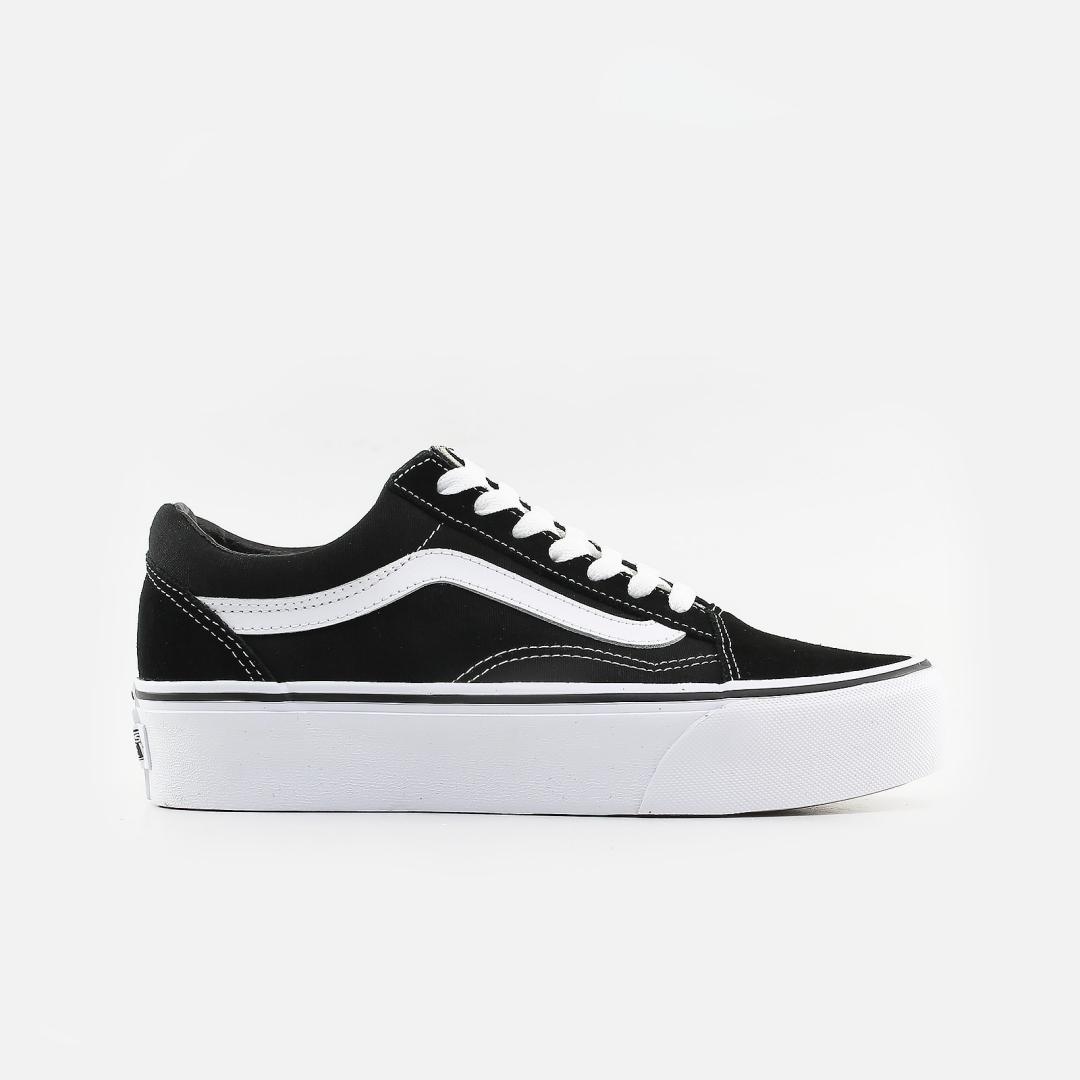 Zapatilla Mujer Vans Old Skool Plataform Negro