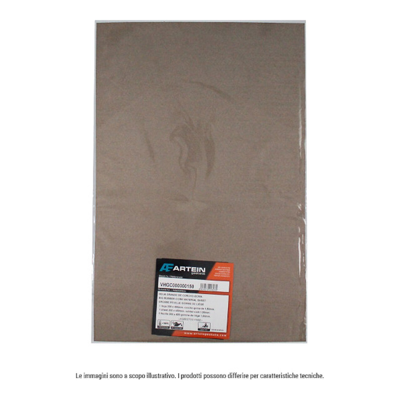 Lámina De Corcho Y Goma Para Juntas 300X450x2,00 Mm Vhgc000000200 100692200