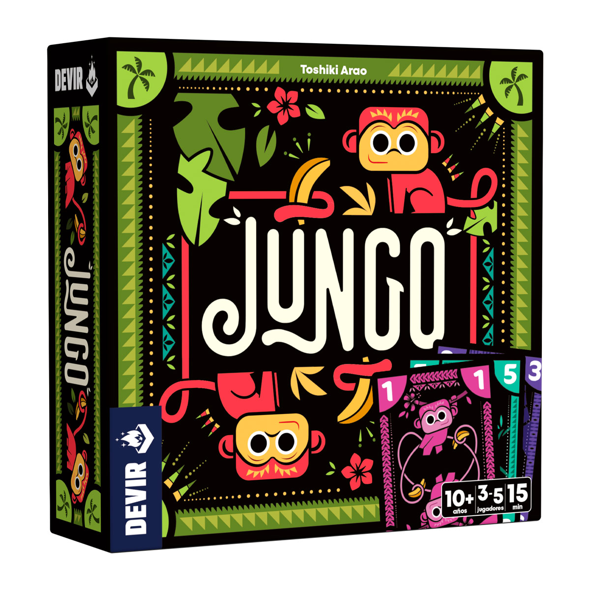 Devir - Jungo Juego de Mesa, Juego Divertido y Rápido, Juego Party, Cartas Devir BGJUNSP