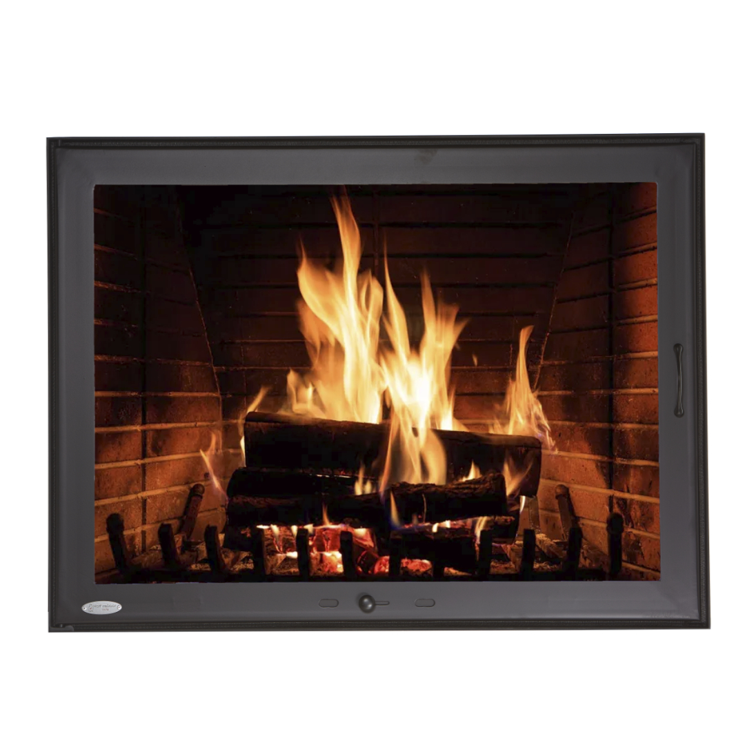 Puerta de para chimenea SIN OBRAS de fácil instalación HotFireDoor