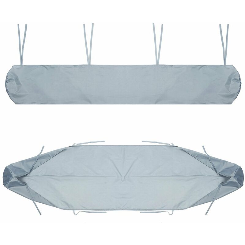 CA Bolsa protectora para toldo, funda de almacenamiento para toldo retráctil manual, impermeable y antipolvo, para toldo de patio (gris, 3,5 m)