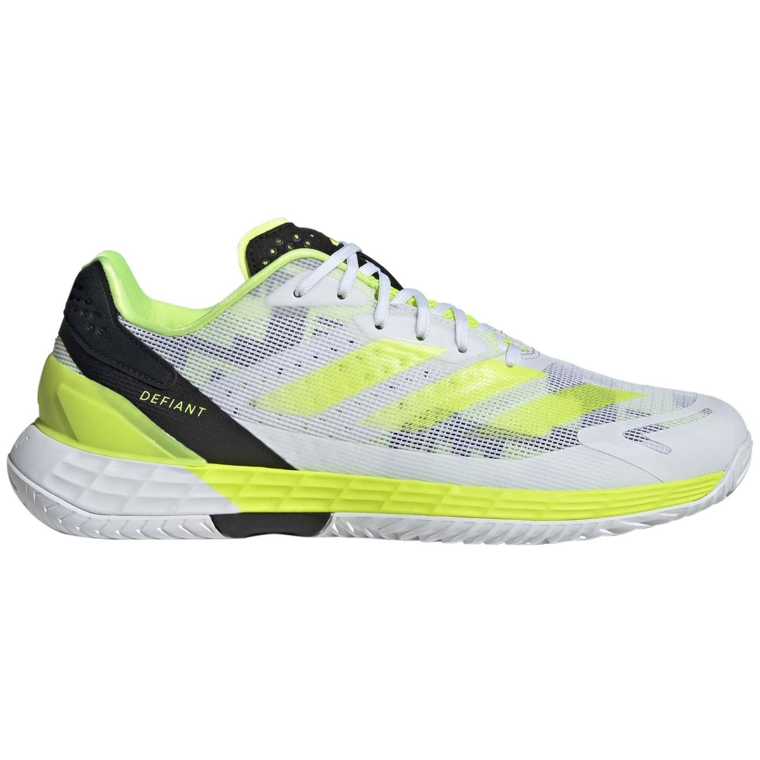 Zapatillas Defiant Speed 2 M color blanco amarillo - Colección Calzado Adidas Pádel 2024