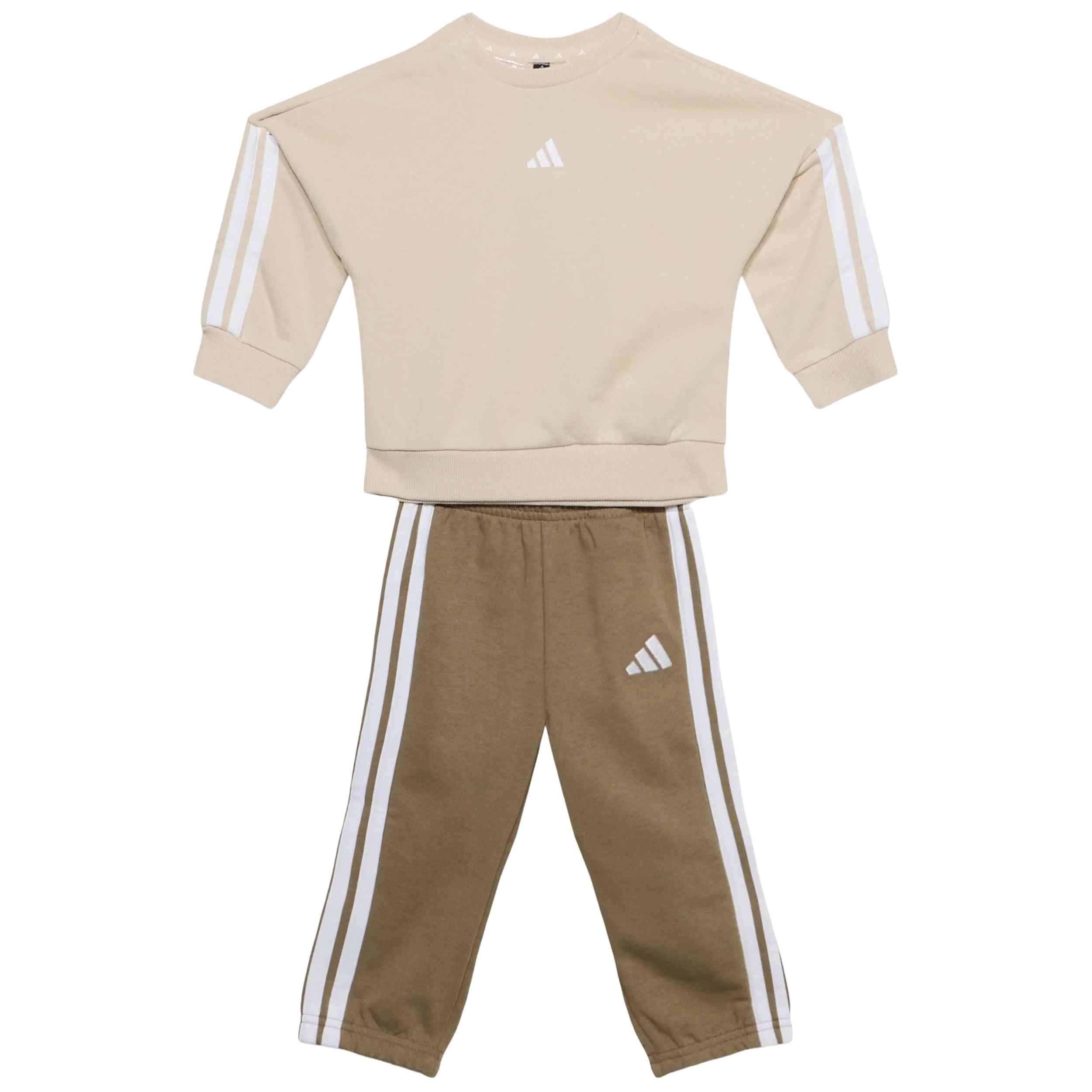 Conjunto Para Bebe Adidas modelo Conjunto de Camiseta y Pantalon para Bebe en color Beige