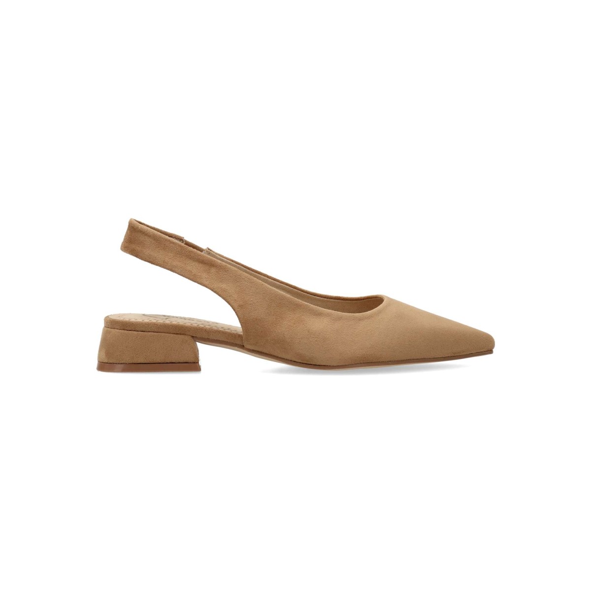 Vanessa Calzados - Zapato salón metalizado VANESSA con puntera fina y tacón bajo de 3 cm para eventos, comuniones y bodas