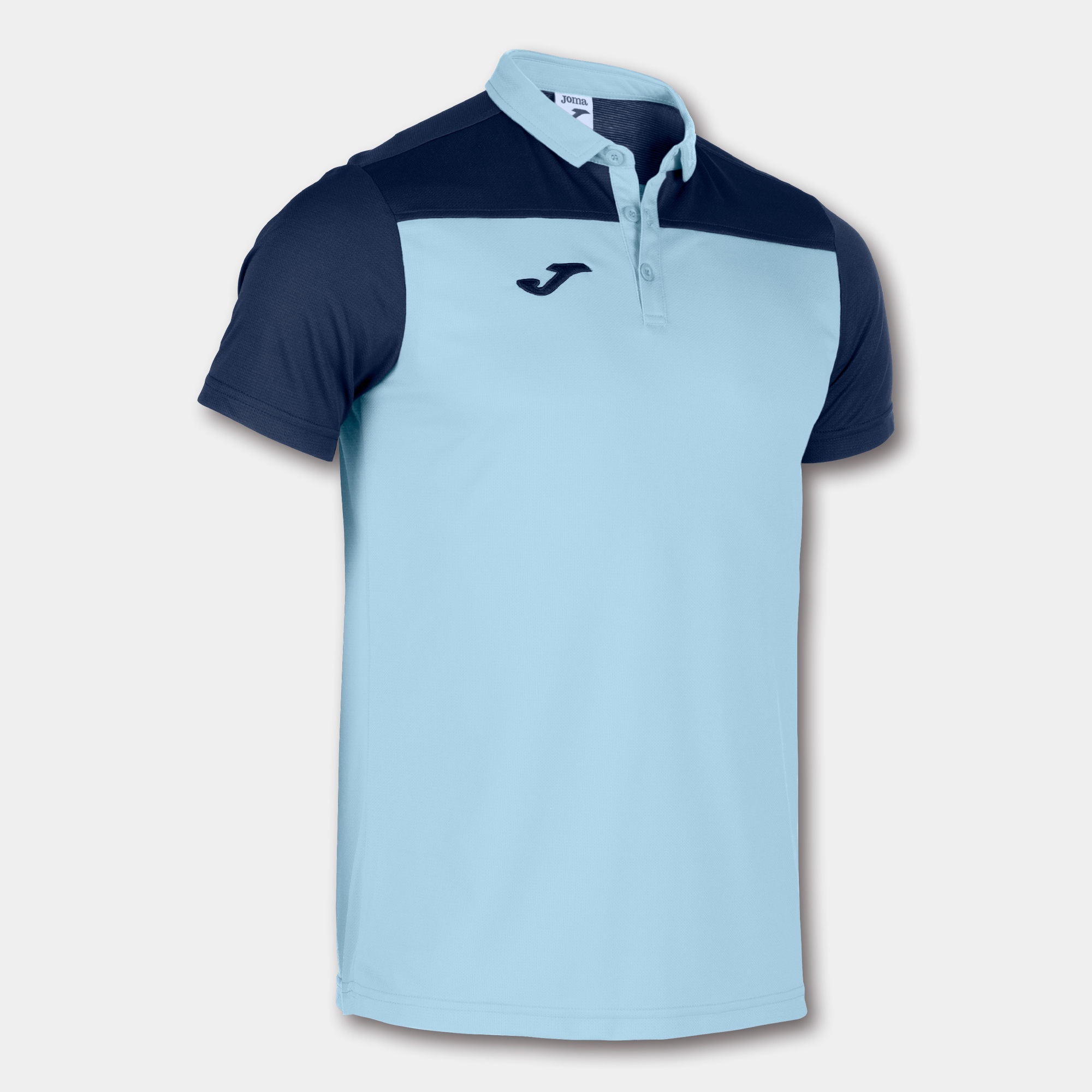 JOMA POLO MANGA CORTA HOBBY II CELESTE MARINO Talla S Hombre Adulto