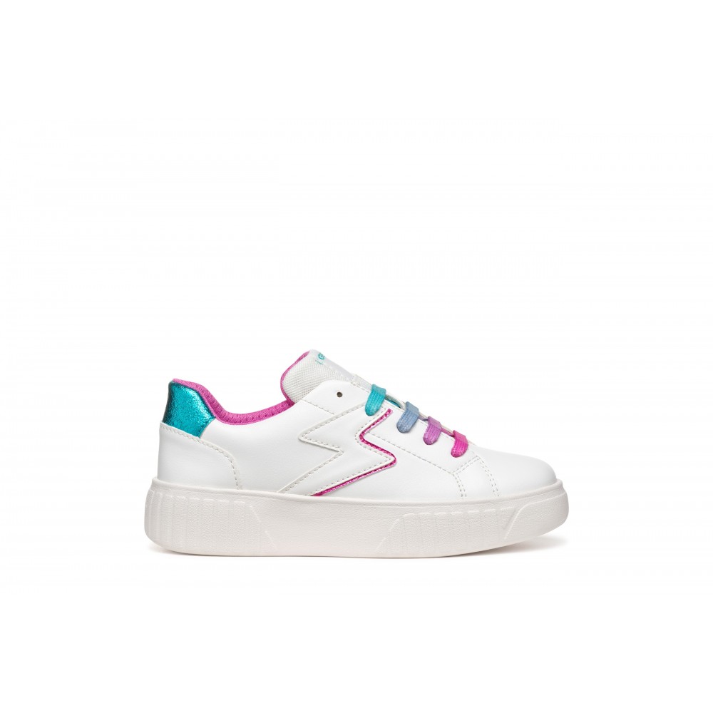 GEOX J45DVA C0653 Zapatillas deportivas niña 34559 25V DEPORTIVO WHITE/MULTICOLOR