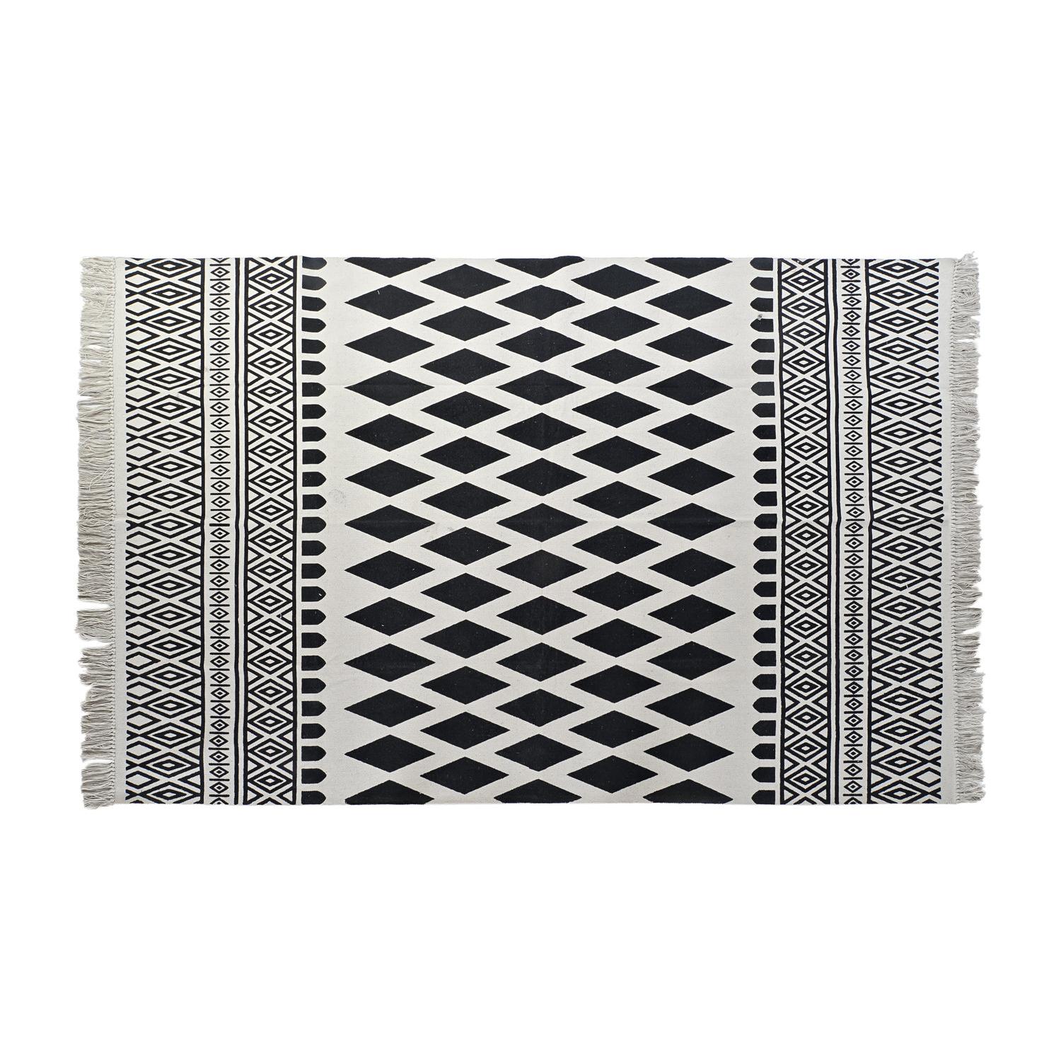 ALFOMBRA ALGODON 120X180X0,7 1000 GSM ROMBOS TX192806