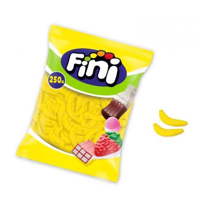 FINI PLATANOS  bolsa 250u gominolas de calidad y sabor Fini  aproxi 1.67kg