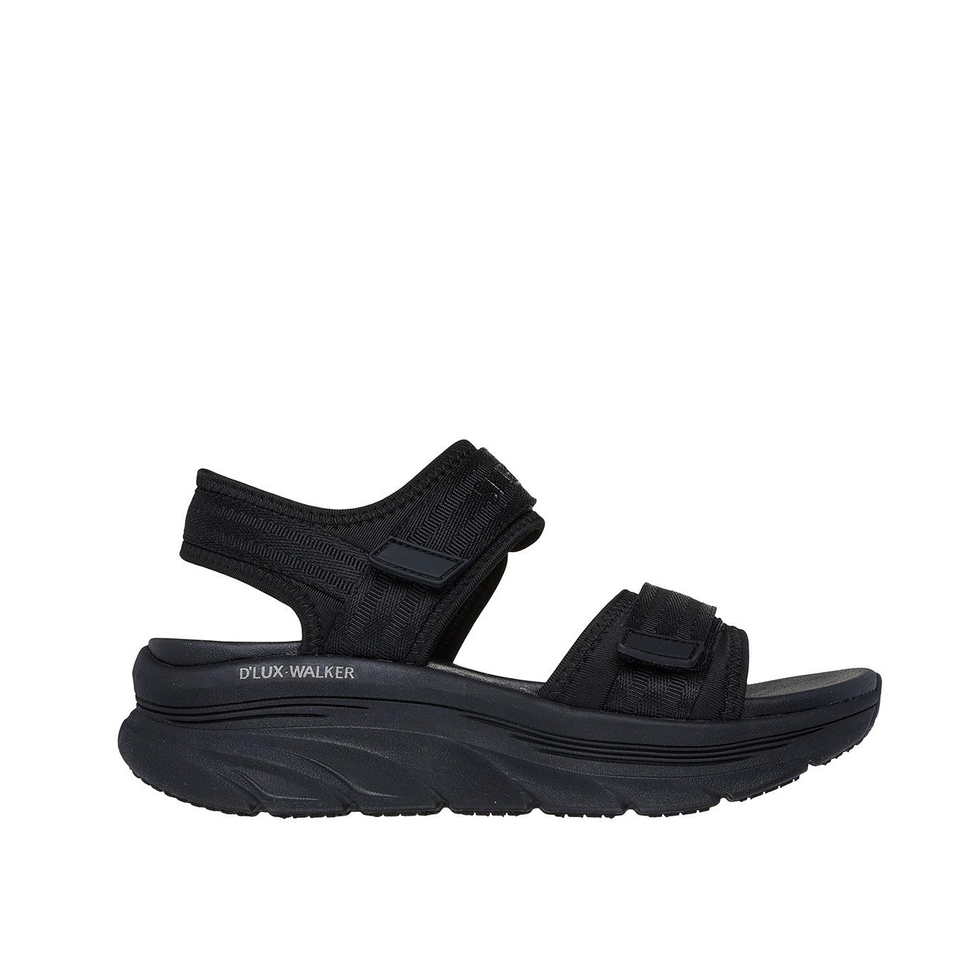 Sandalias mujer Skechers Relaxed Fit D'Lux Walker Adored Days 119823 deportivas en negro
