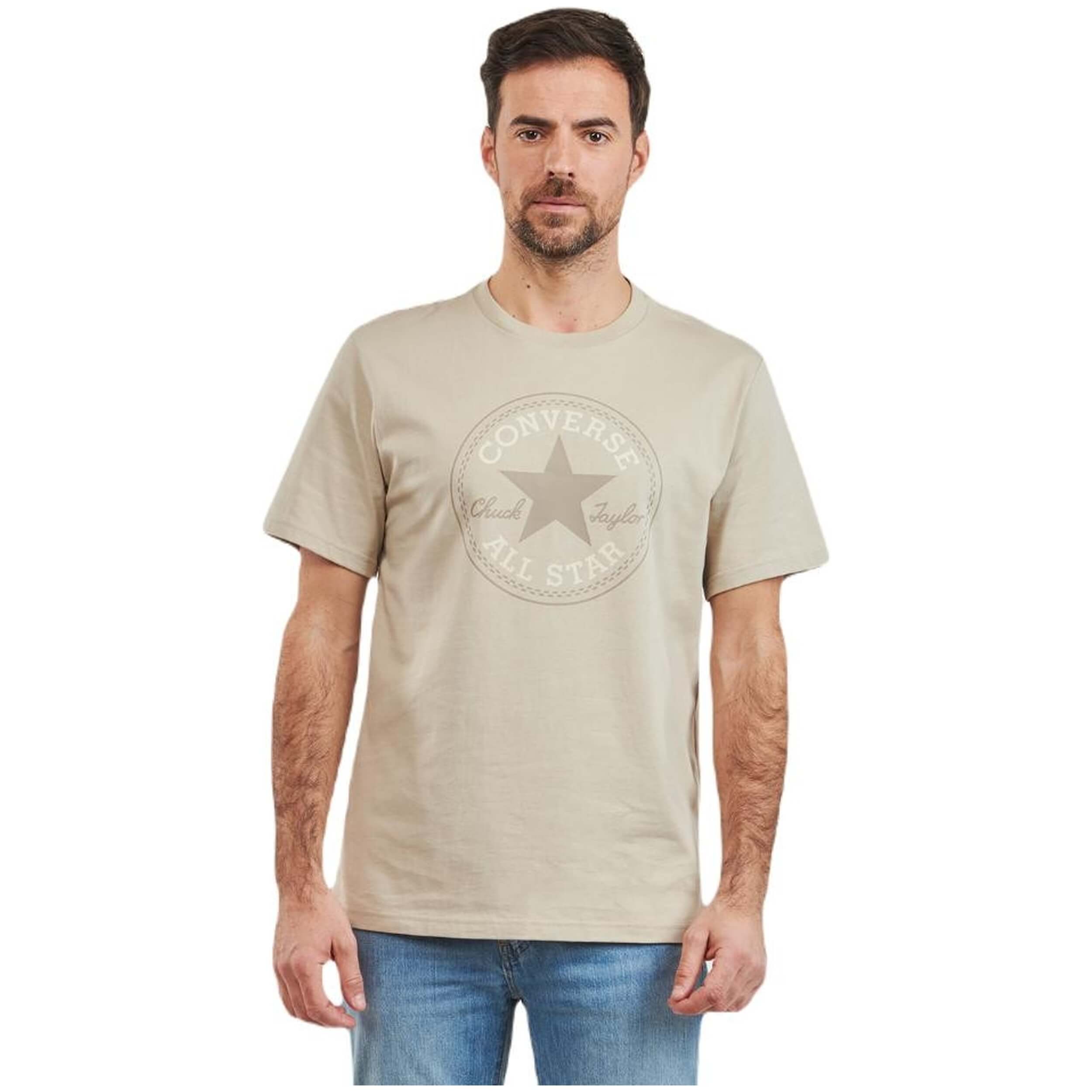 Camisetas De Manga Corta Converse modelo 10025459-A21 para Hombre en color Marron