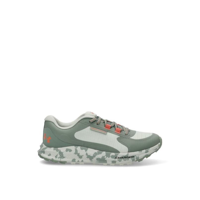Zapatillass Treking Under Armour - Mujer - Suela Plana - Modelo 3028405 - Color Verde
