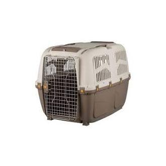 Transportin TRIXIE Skudo 3, 40 x 39 x 60 gris y arena talla S