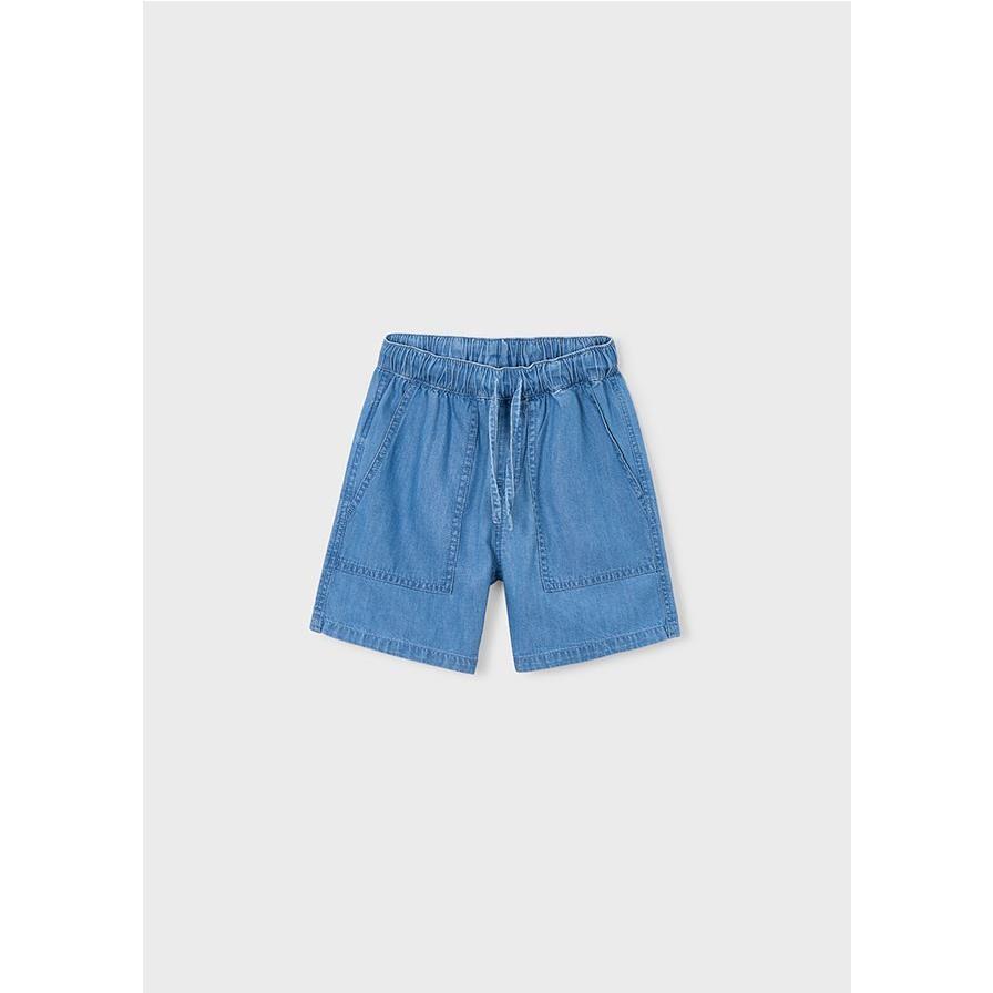 Mayoral - Bermuda denim fluida para hombre de corte relajado estilo casual ropa de verano cómoda y transpirable ideal para uso diario