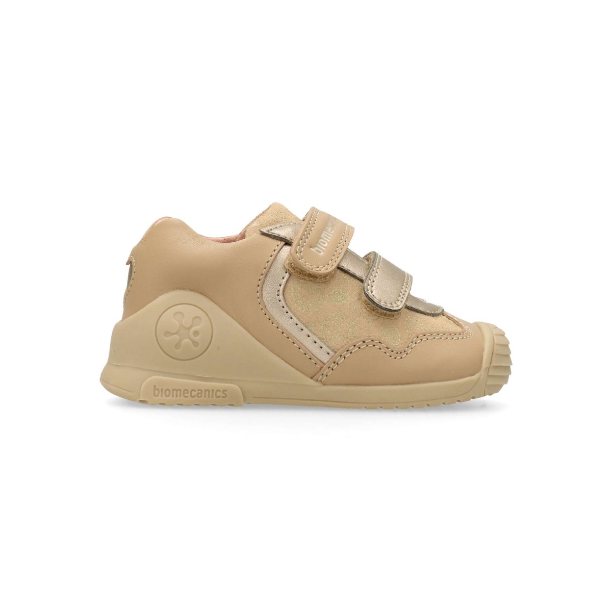 Biomecanics - Zapatillas deportivas primeros pasos niña en piel con puntera protectora, sistema ON-STEAM transpirable y diseño ligero flexible