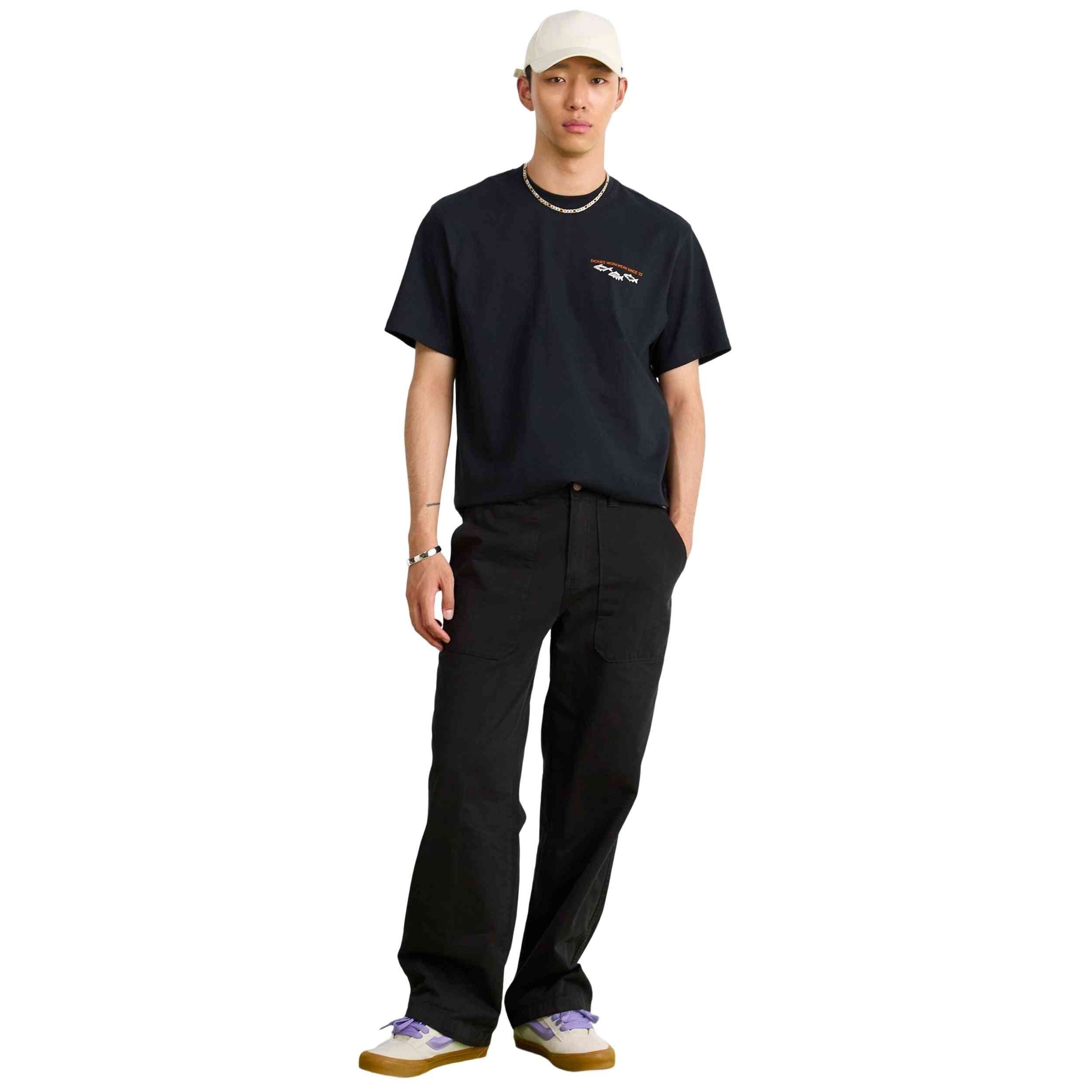 Camiseta De Manga Corta Dickies modelo DK0A87QGBLK1-2FW5 para Hombre en color Negro