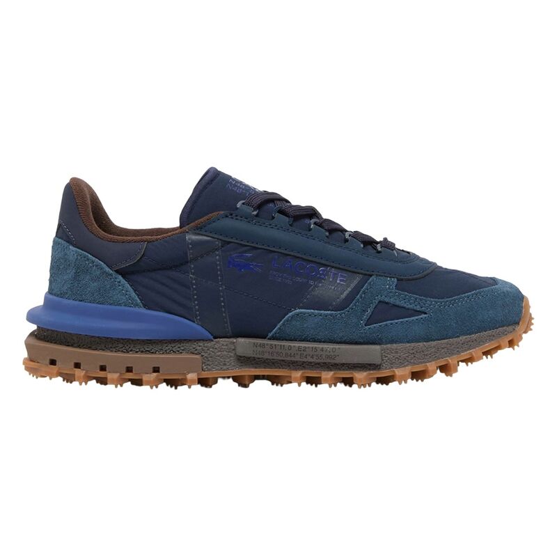 Zapatillas Azules Lacoste Elite Active Navy Brown  Cómodas y Ligeras
