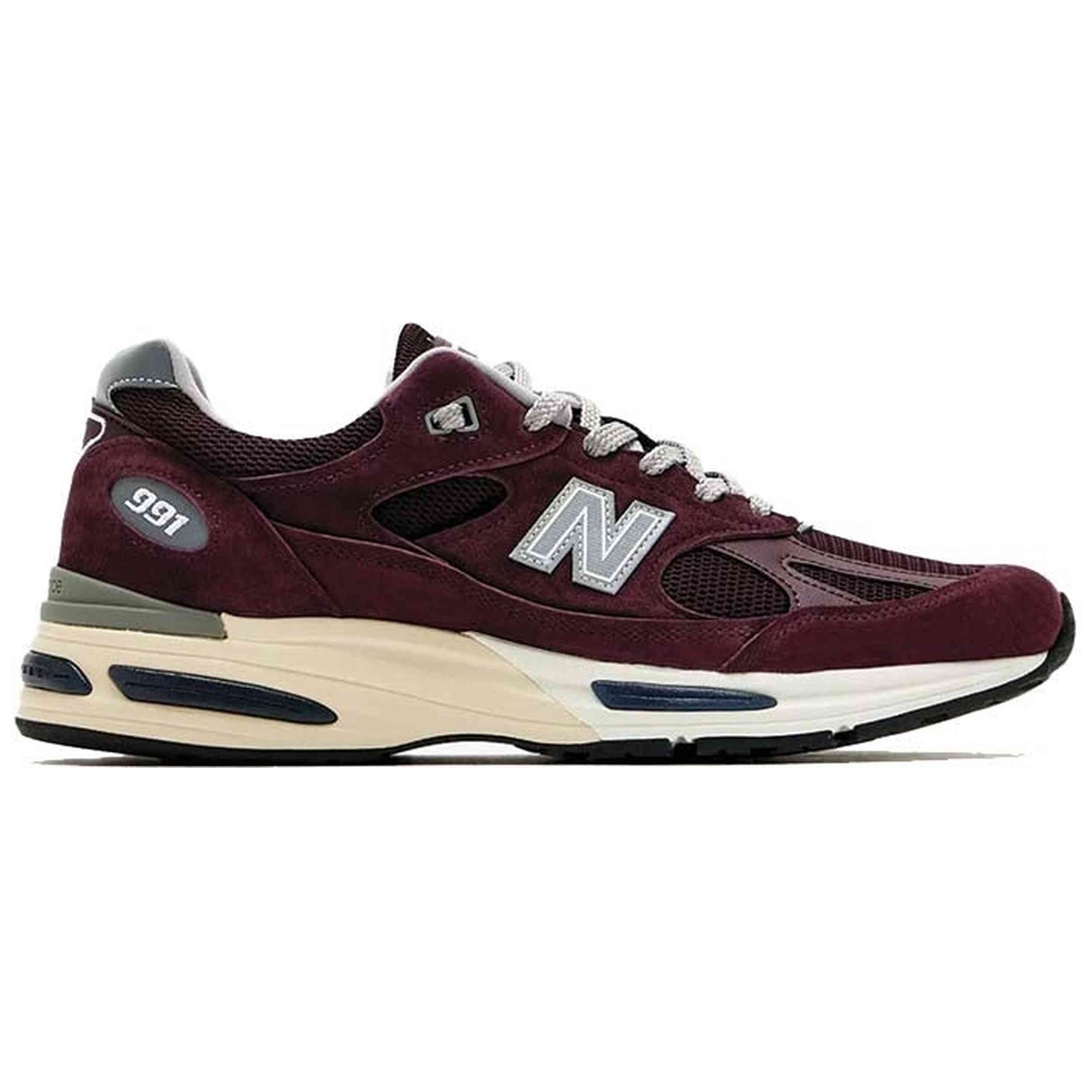 Zapatillas New Balance modelo New Balance Made in UK 991v2 "Catawba Grape" para hombre y mujer en color Rojo