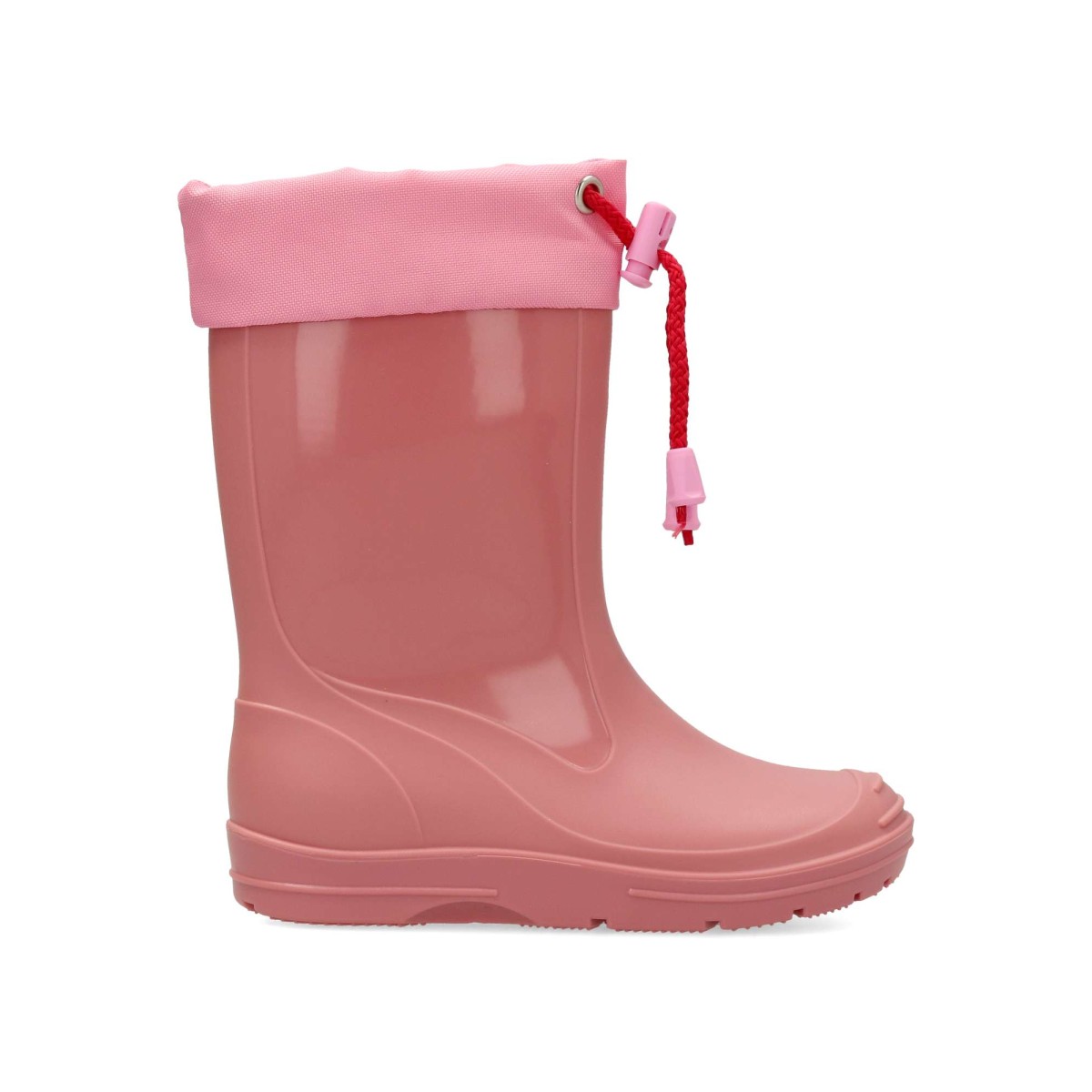 Beppi - Botas de agua para niños con forro textil interior y collarín ajustable, goma flexible impermeable ideal lluvia
