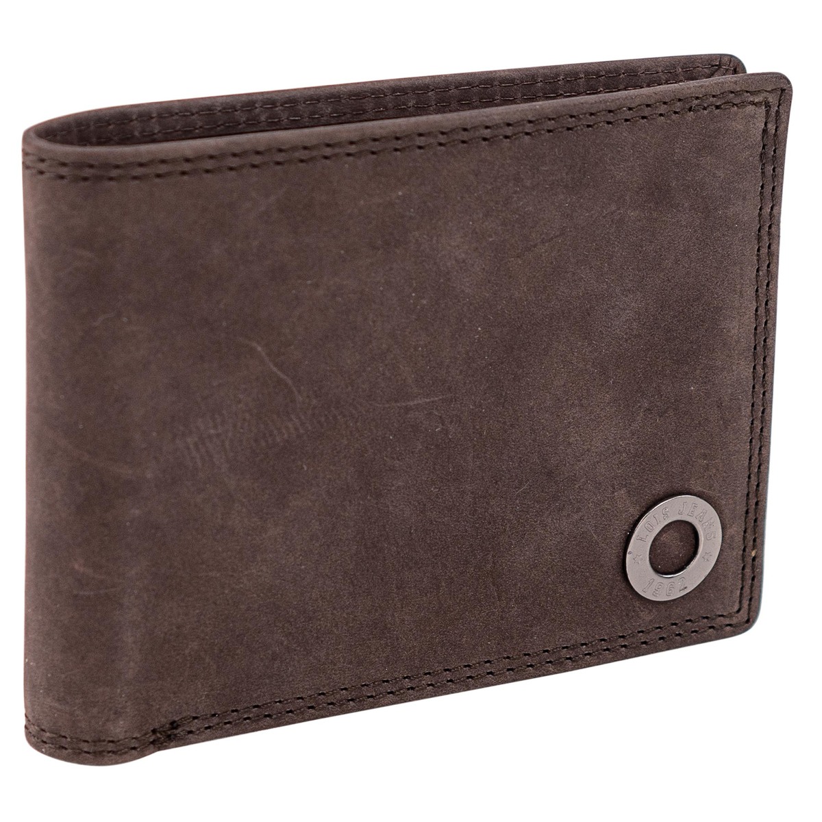 Lois Cartera De Piel Para Hombre - Cartera Hombre Piel Con Y Tarjetero, Diseño Slim, Cuero Auténtico, Regalo Elegante.