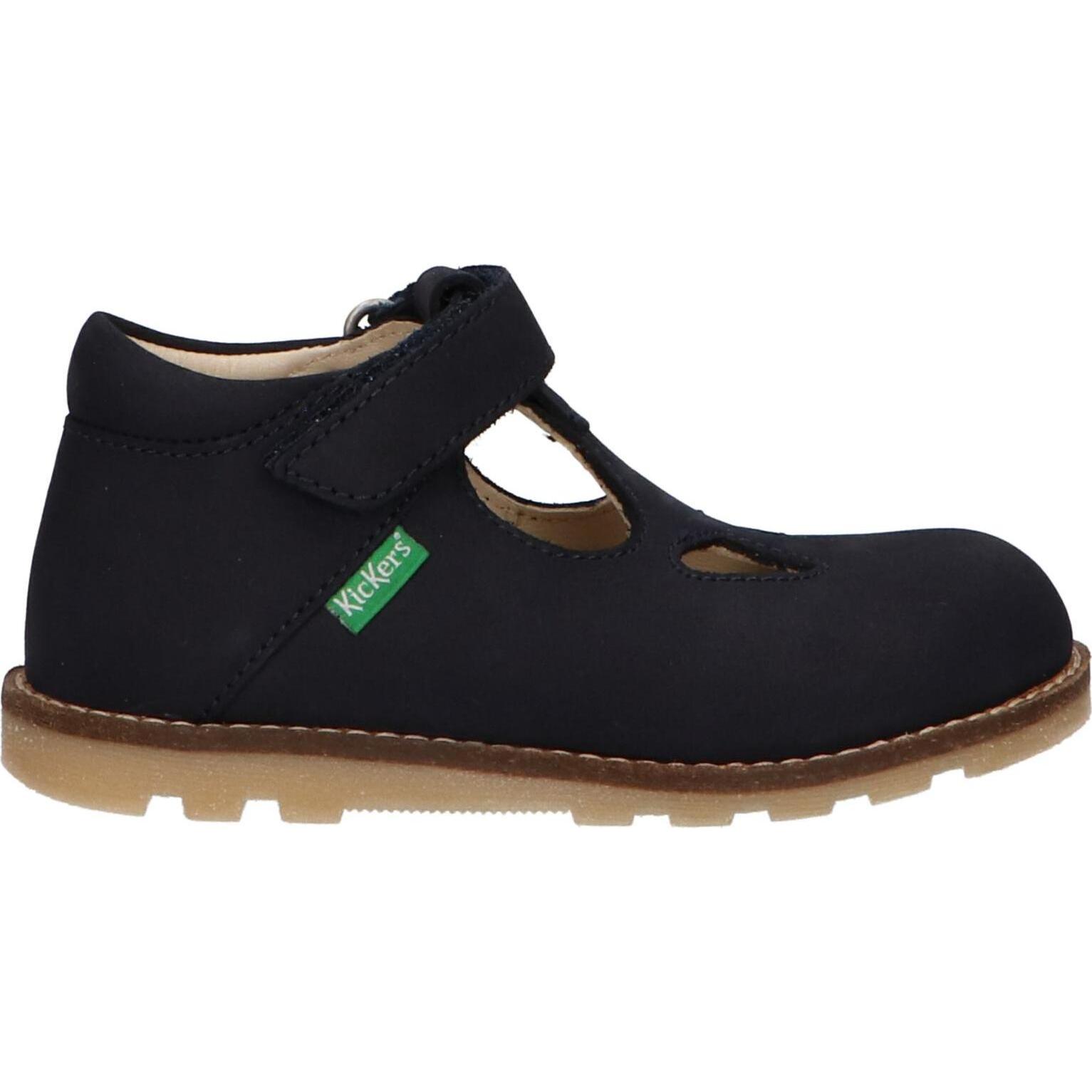 Kickers boy's shoes 608477 -10 nonocchi 10 marine
