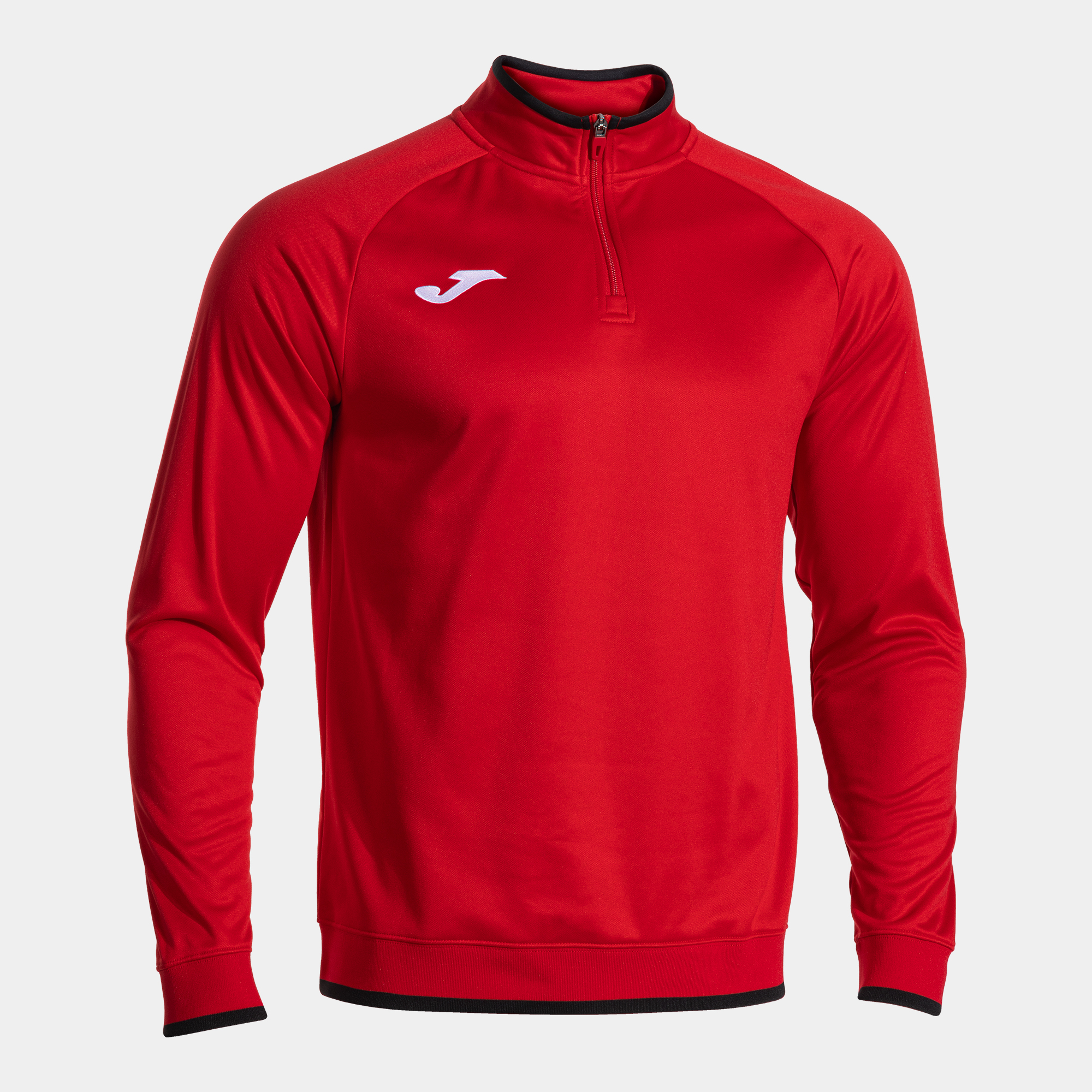 Sudadera Básica Entrenamiento Hombre Joma Combi Premium 104369 Rojo Negro 601 Confortable