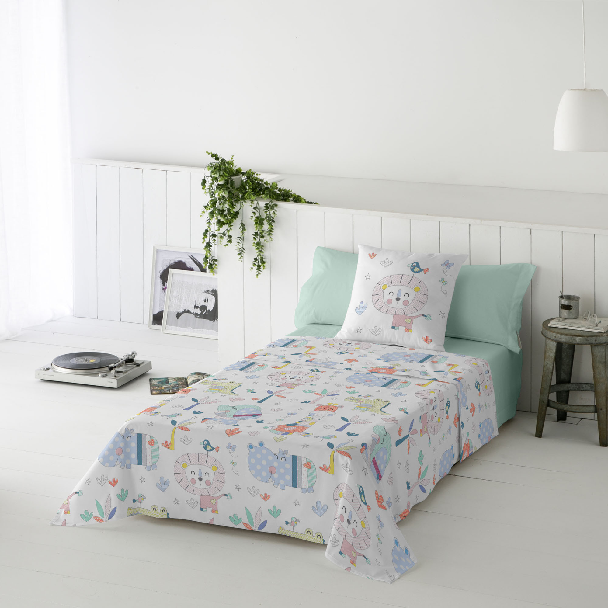 COOL KIDS - Juego de Sábanas Infantil Estampado - 100% Algodón Extrasuave - 17 Modelos Disponibles - Cama 90/105 cm - Fabricado en España