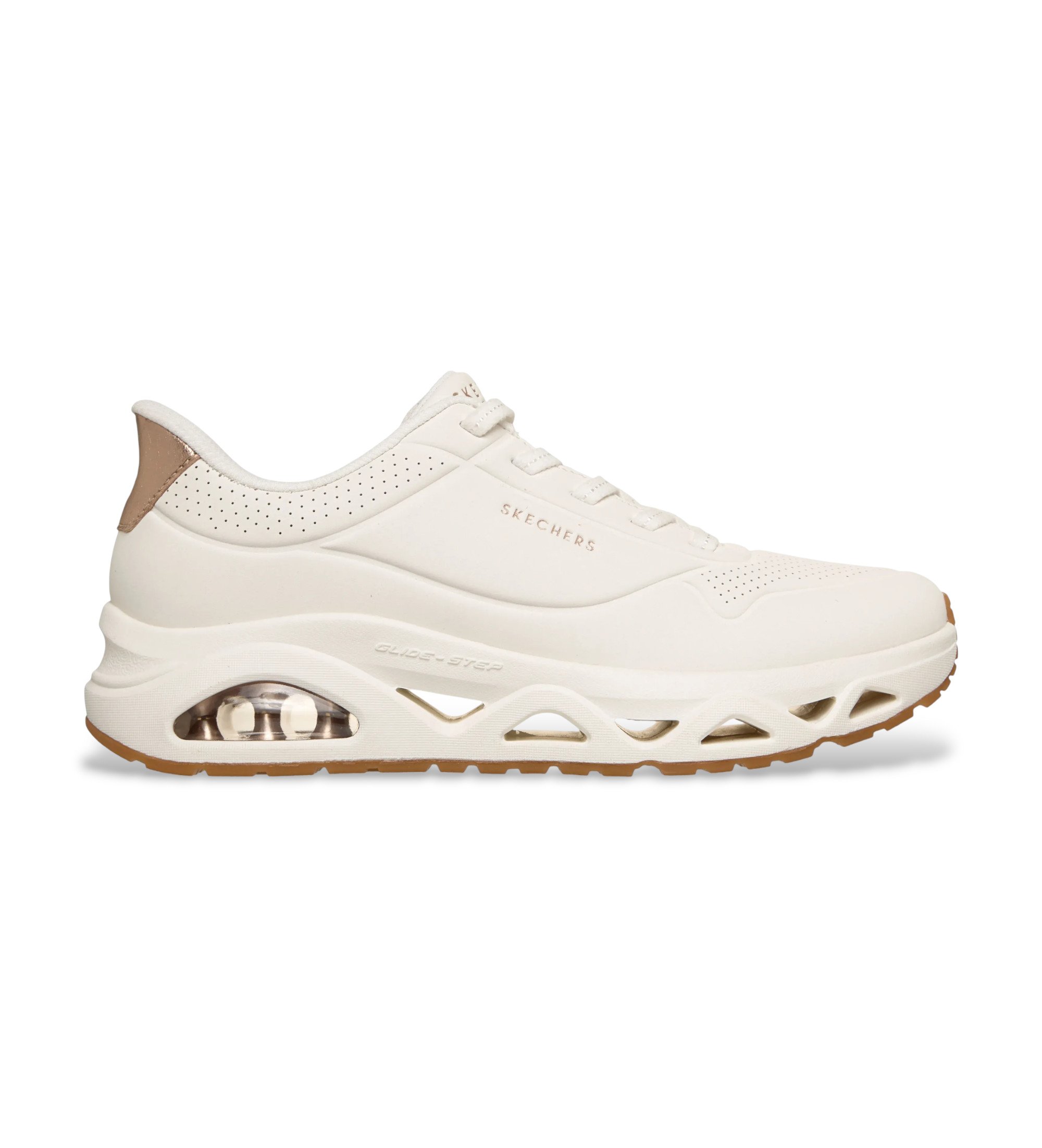 Skechers | Mujer | Zapatillas Slip-ins Uno Glide Step Glide On Air blanco