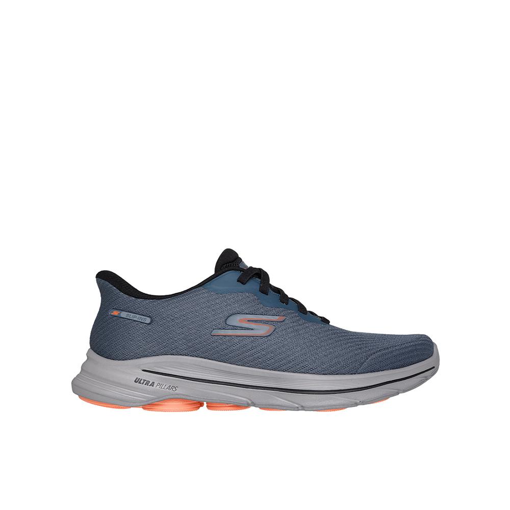 Skechers Go Walk 8 - Pate Zapatillas para hombre azules en textil y piel 86597
