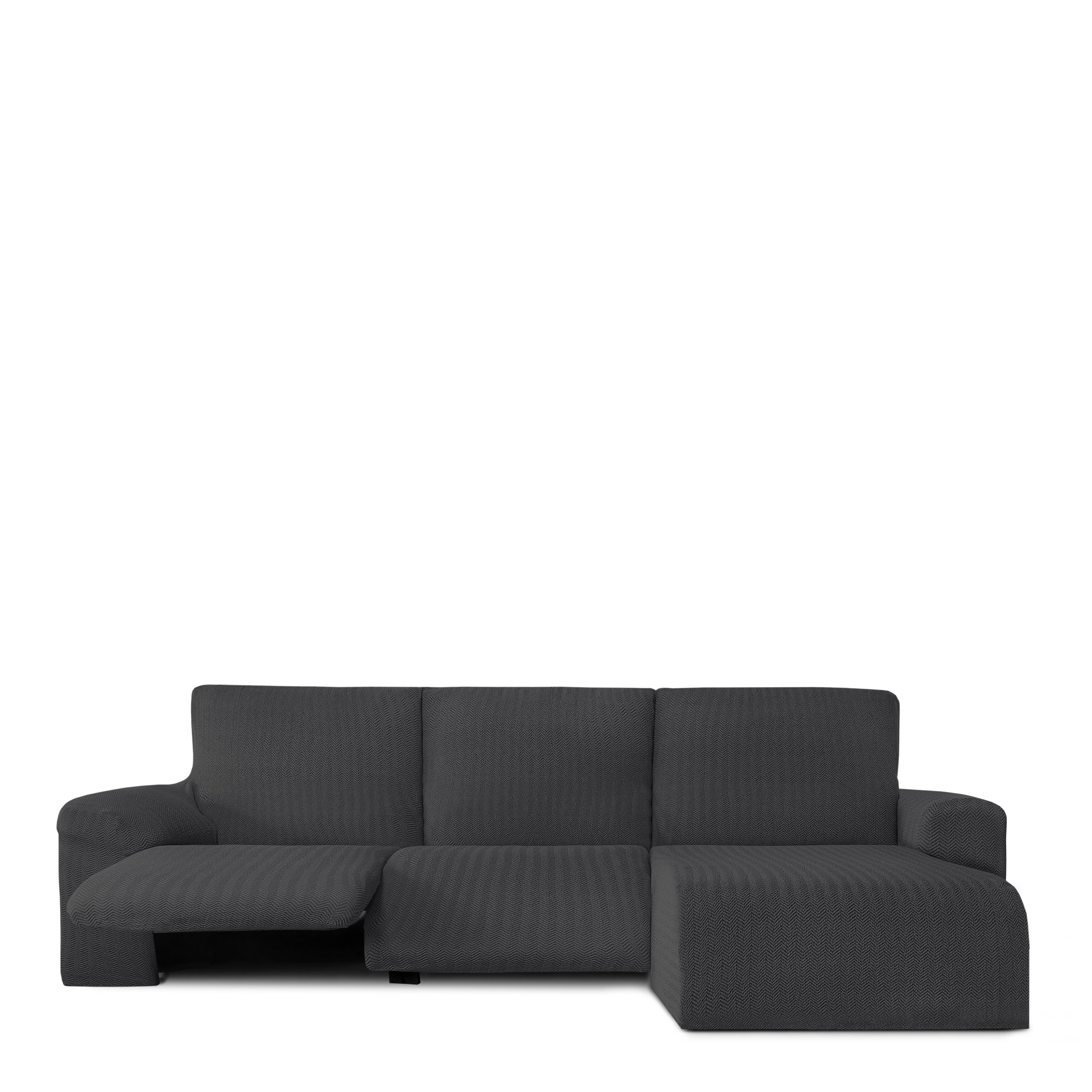 Funda Chaise Longue brazo corto derecha bielástica Jaz