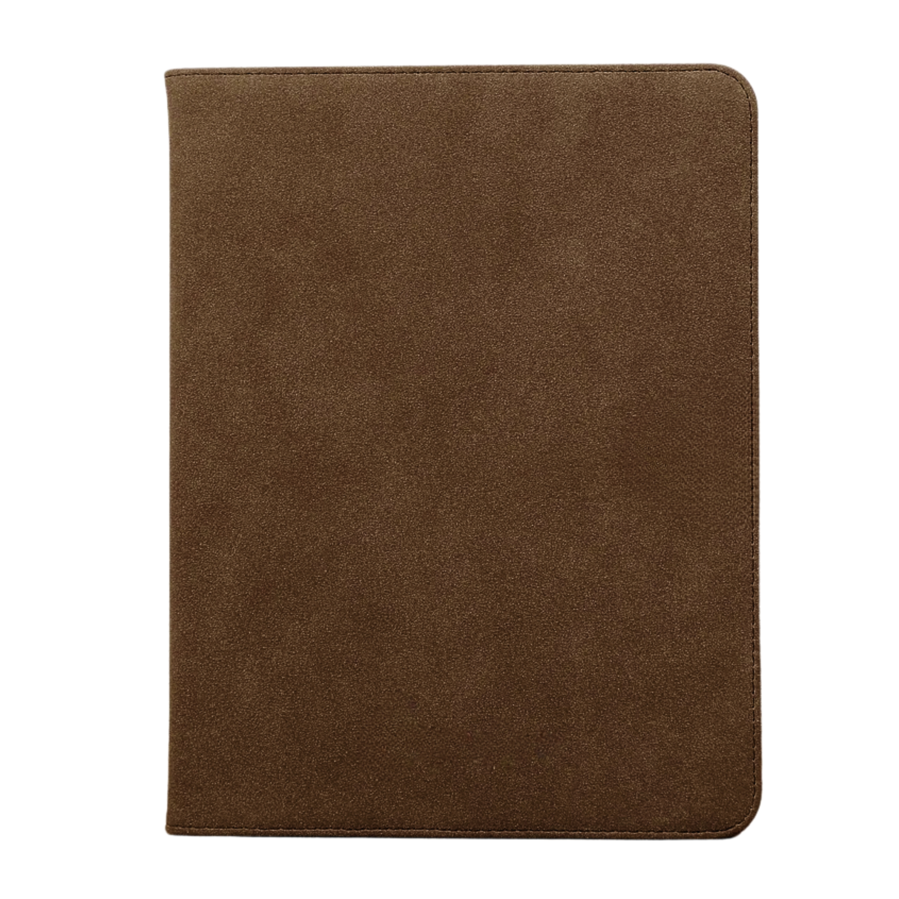 Funda para iPad de Gamuza de Oveja Sintética Marrón