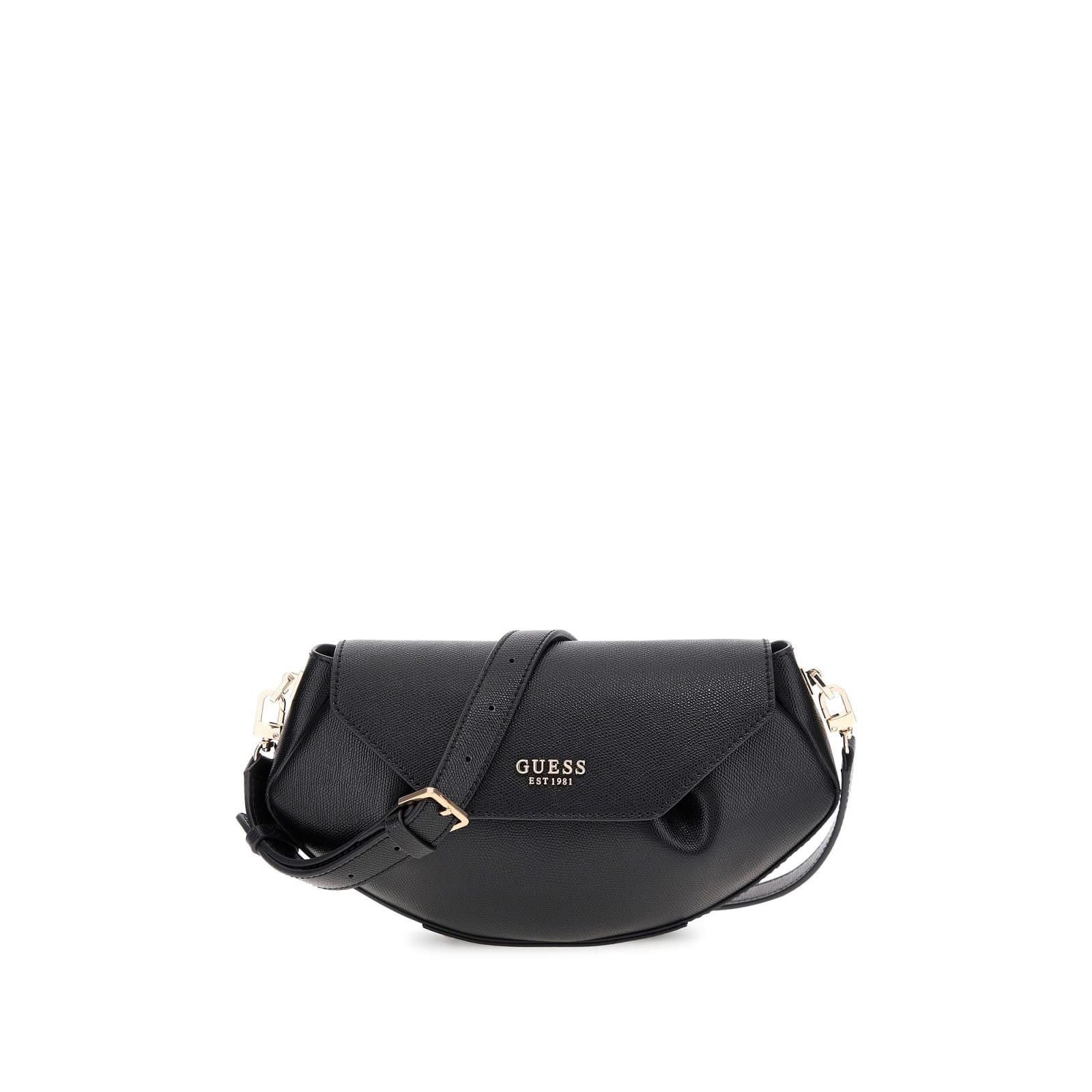 Bolso Guess Banadolera Amorette Flap Crossbody Negro HWBG7898200-BLACK