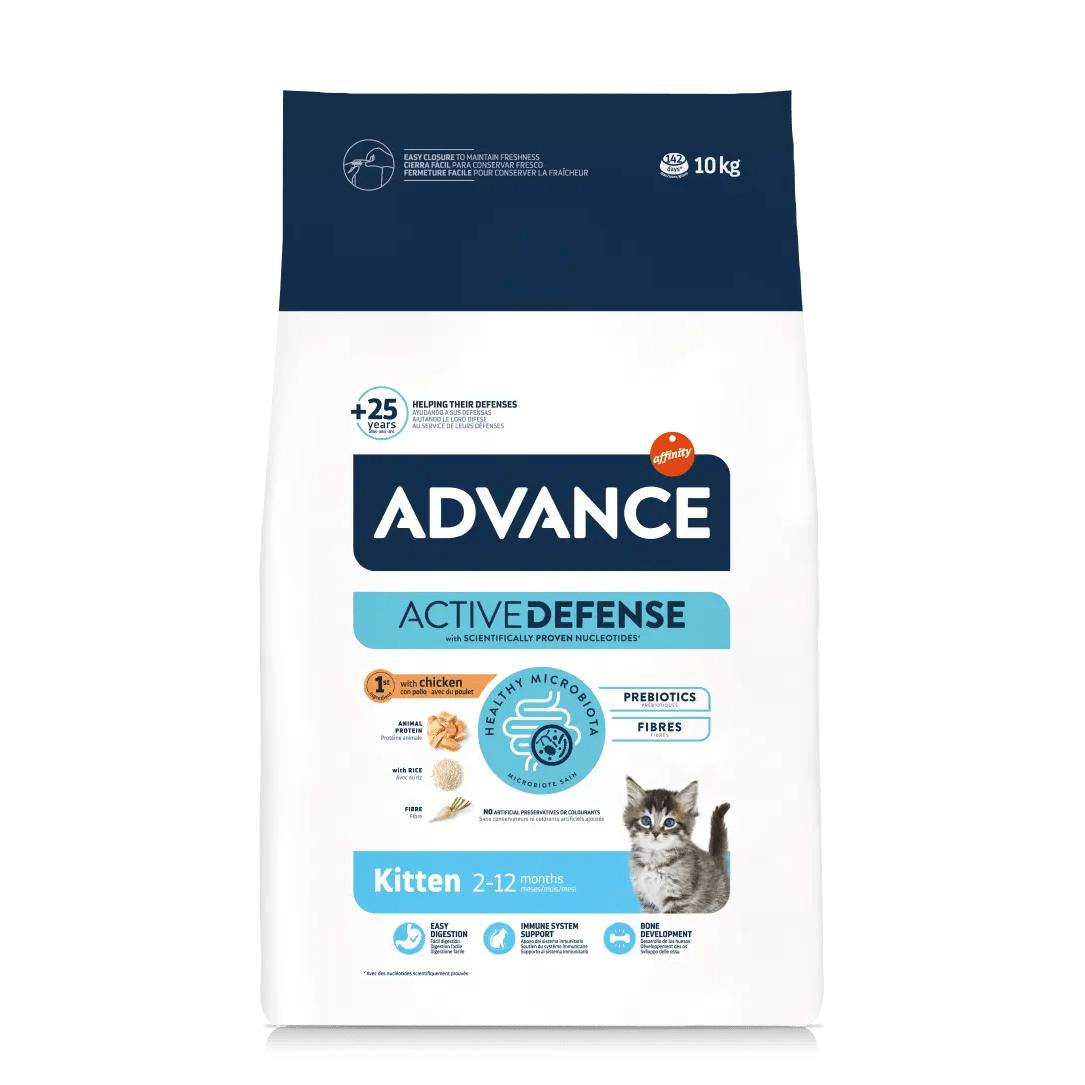Advance Kitten - Comida para Gatitos de 2 a 12 meses, Gatas Gestantes y Lactantes