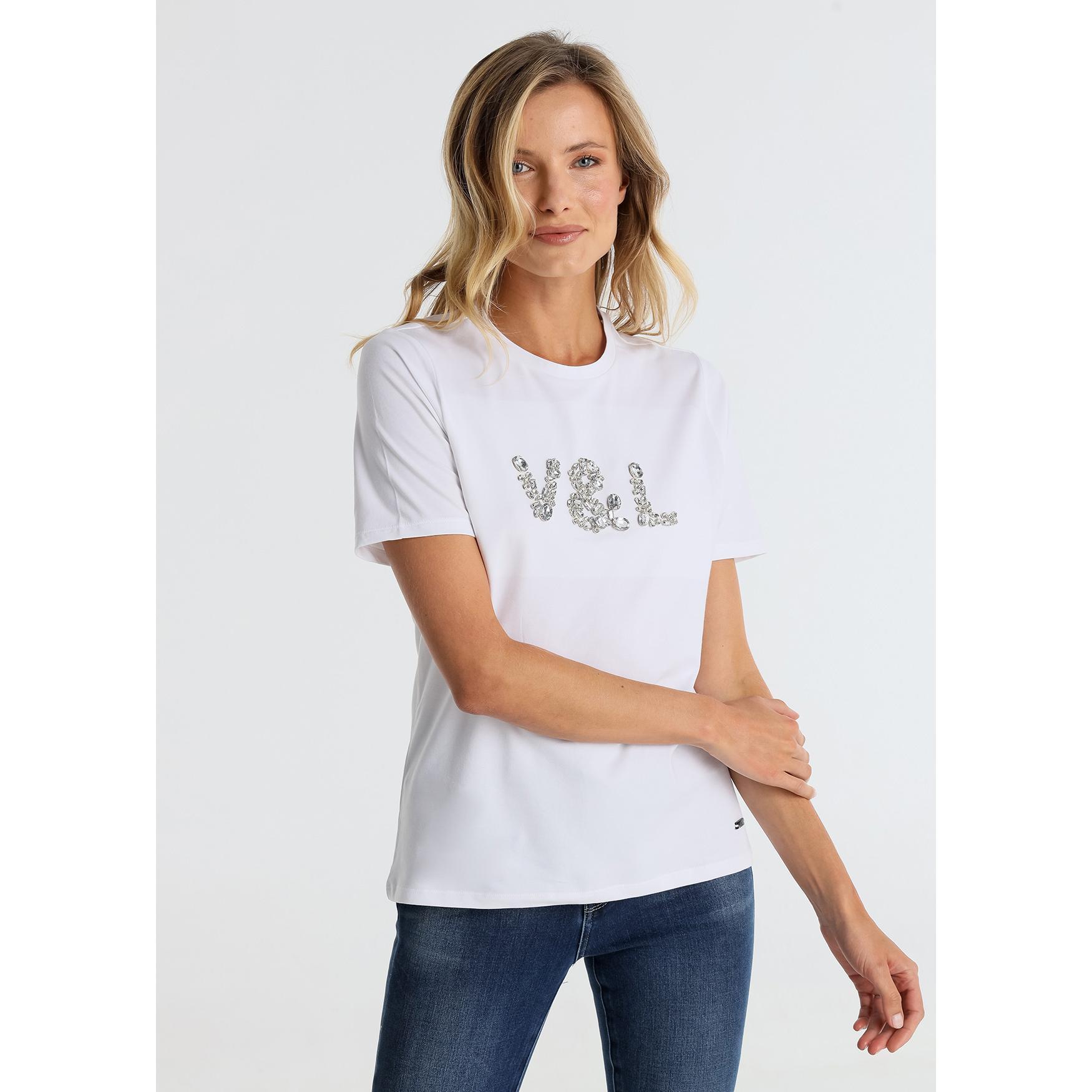 Victorio & Lucchino - Camiseta de manga corta con el logo joya