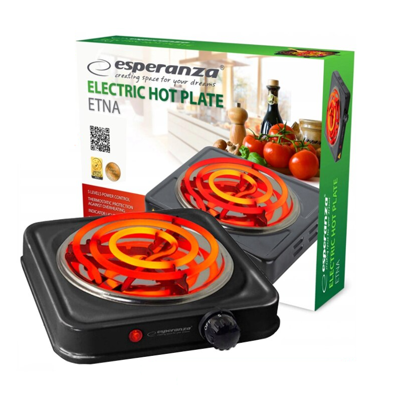 Cocina Eléctrica 1000W Hornillo para encender carbón Placa de Fuego para cocinar Camping Viaje Encendedor de Carbón
