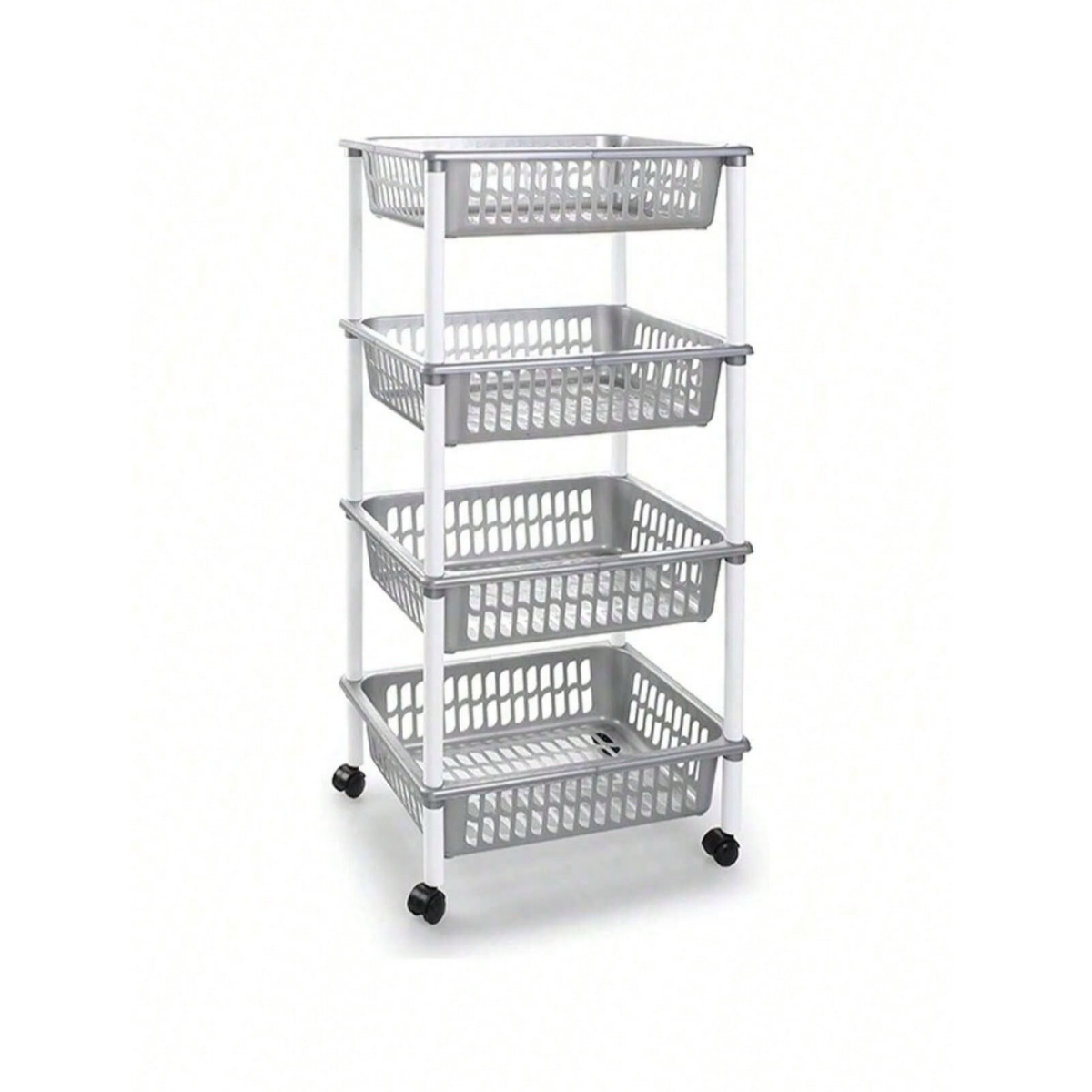 ZYLX SHOPPING - Carrito Organizador 3 o 4 Niveles con Ruedas, Multiusos para Cocina, Baño u Oficina, Disponible en Varios Colores