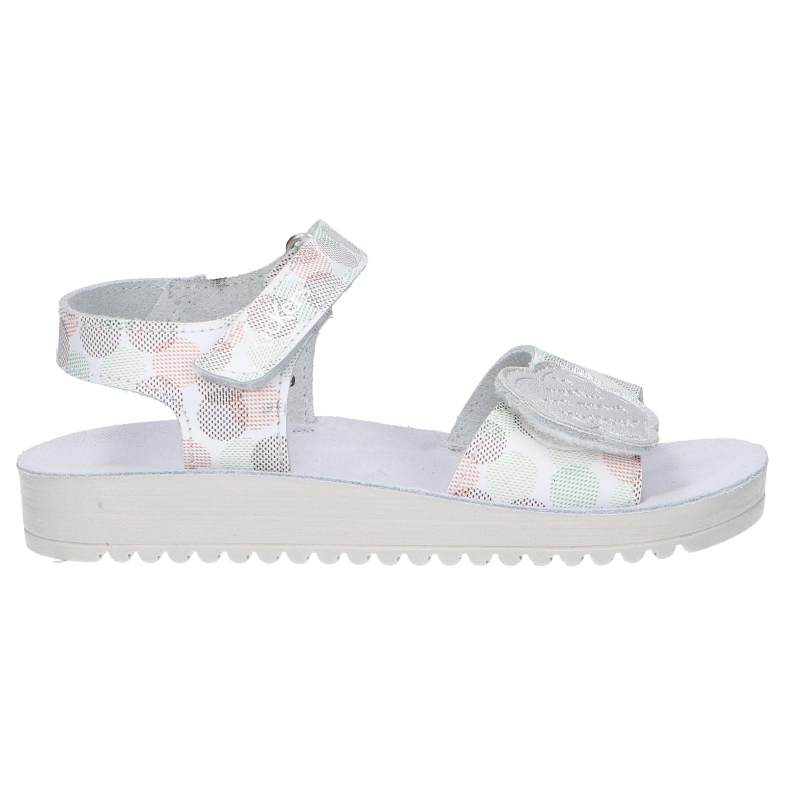 Kickers girl's sandals 894890 -30 odykick 33 blanc pois mult
