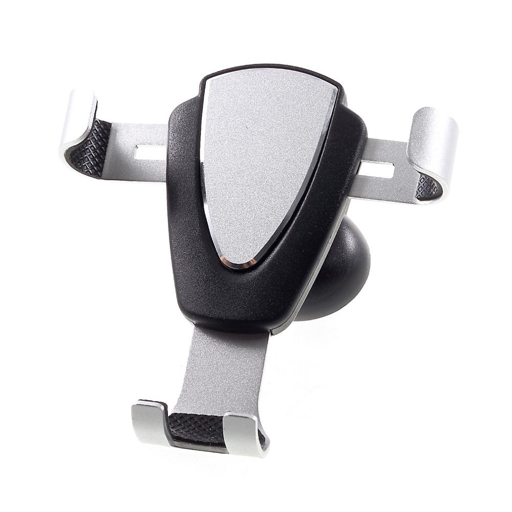 para HTC Wildfire E Plus (2022) Soporte Gravitatorio para Rejilla de Ventilacion de Coche - Negro