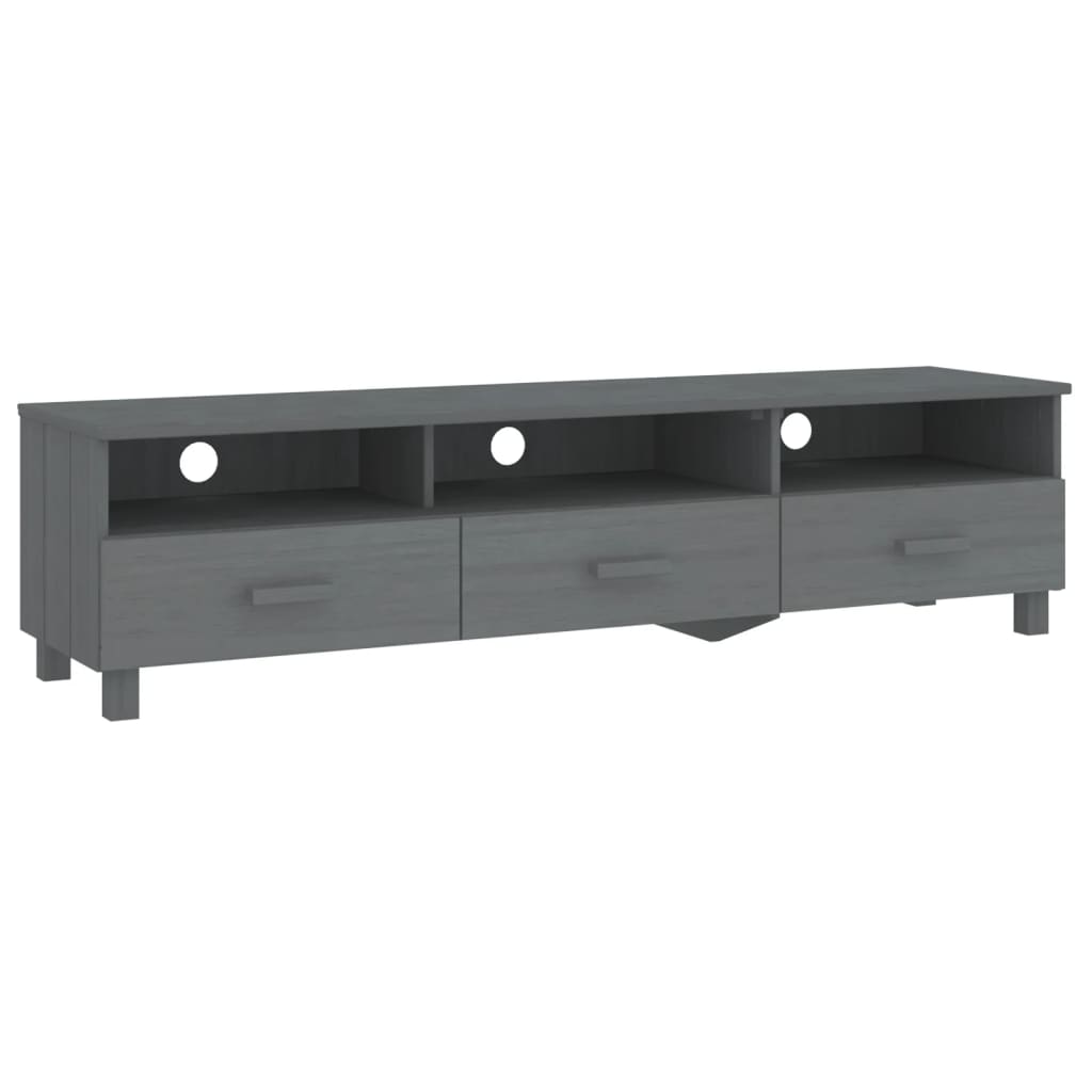 vidaXL Mueble de TV HAMAR madera maciza de pino 158x40x40 cm, Mueble de Salon, Mueble TV, Mueble TV salon, Mesa de TV, Mueble tele