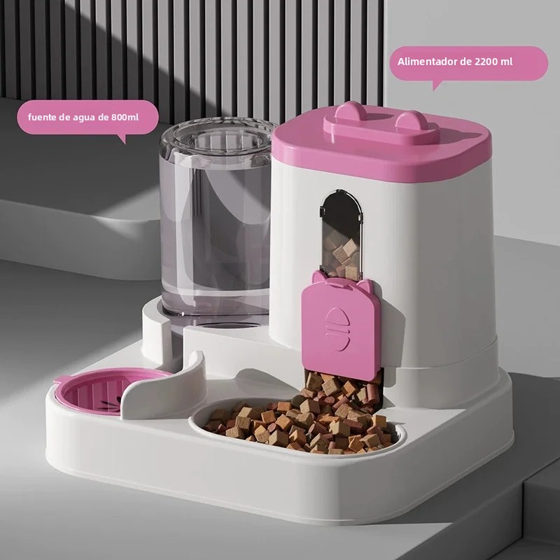 TK Alimentador Y Dispensador De Agua Automático Para Perros Y Gatos Con Tazón De Alimentos Y Agua Universal Productos Para Mascotas