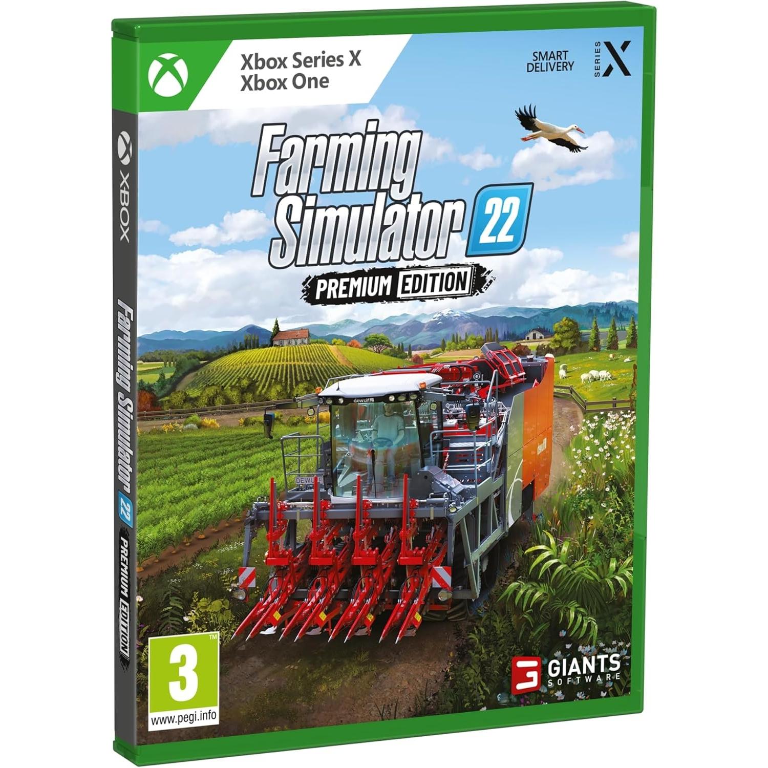 Farming Simulator 22: Premium Edition Juego para Consola Microsoft XBOX Series X [PAL ESPAÑA]