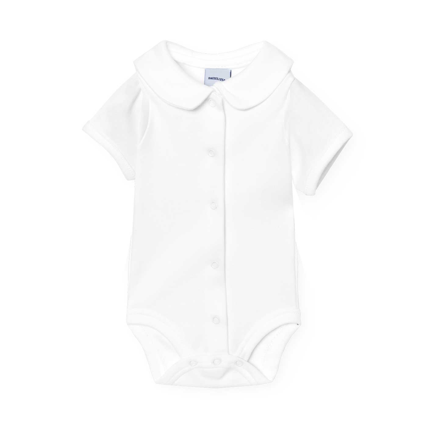 Basicos Babidu pack de 2 bodys abierto delantera cuello pico manga corta