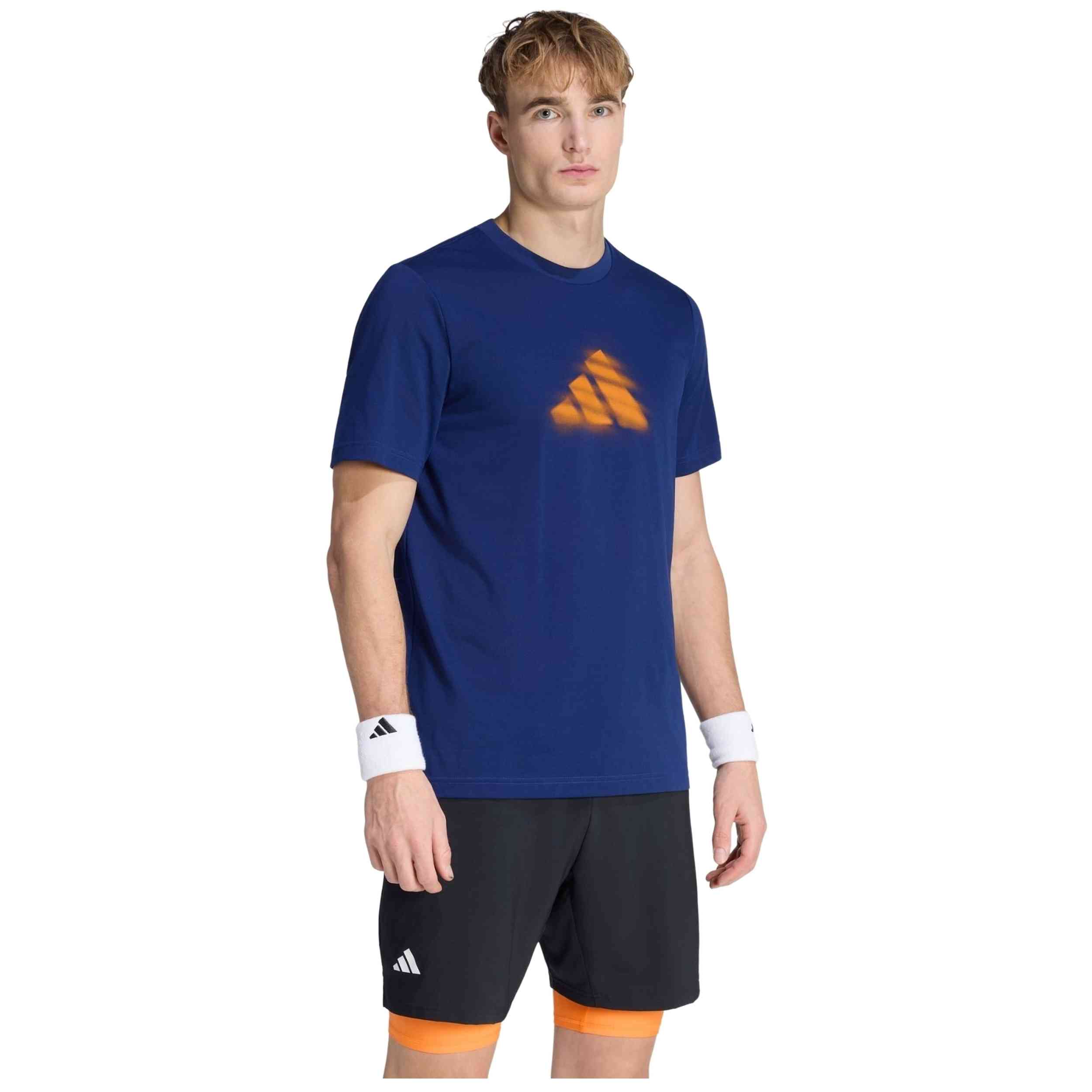 Camiseta M Clay G Adidas en color Marino