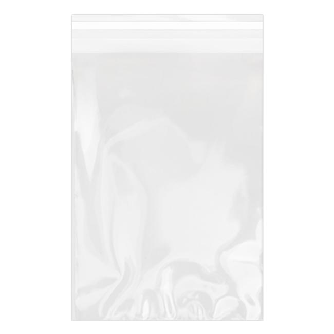 MONOUSO | Bolsa de Plástico Biorientado con Solapa Adhesiva 20x30 cm G-160 (100 Uds)