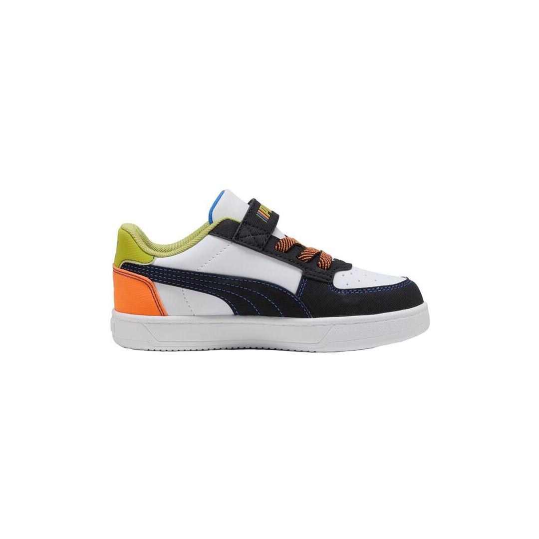Zapatilla Niño/a Puma Caven Blanca Negra Verde Nar