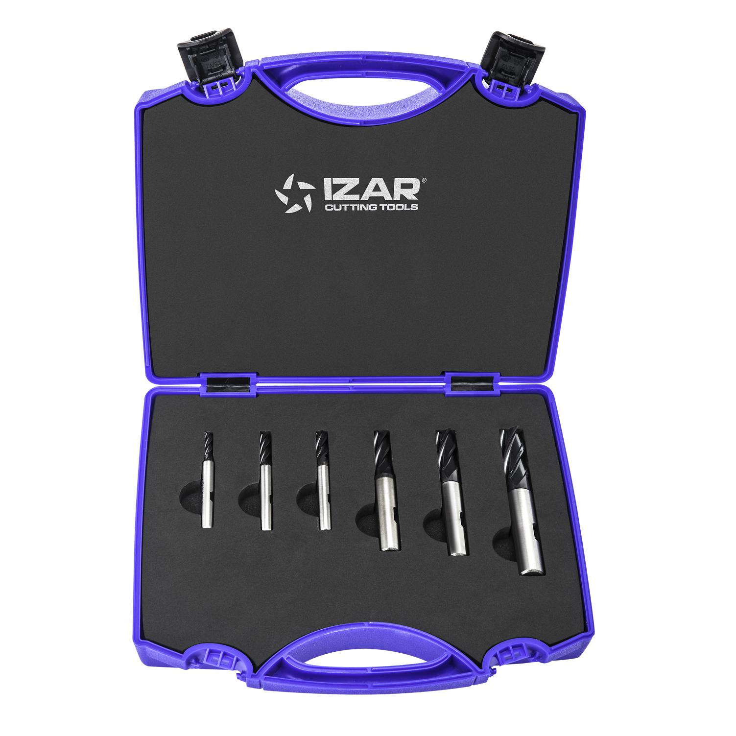 Fresa IZAR  HSS Co Din844N Nz - 4600 - Set Azul 4-5-6-8-10-12 Tialsin - Tialsin