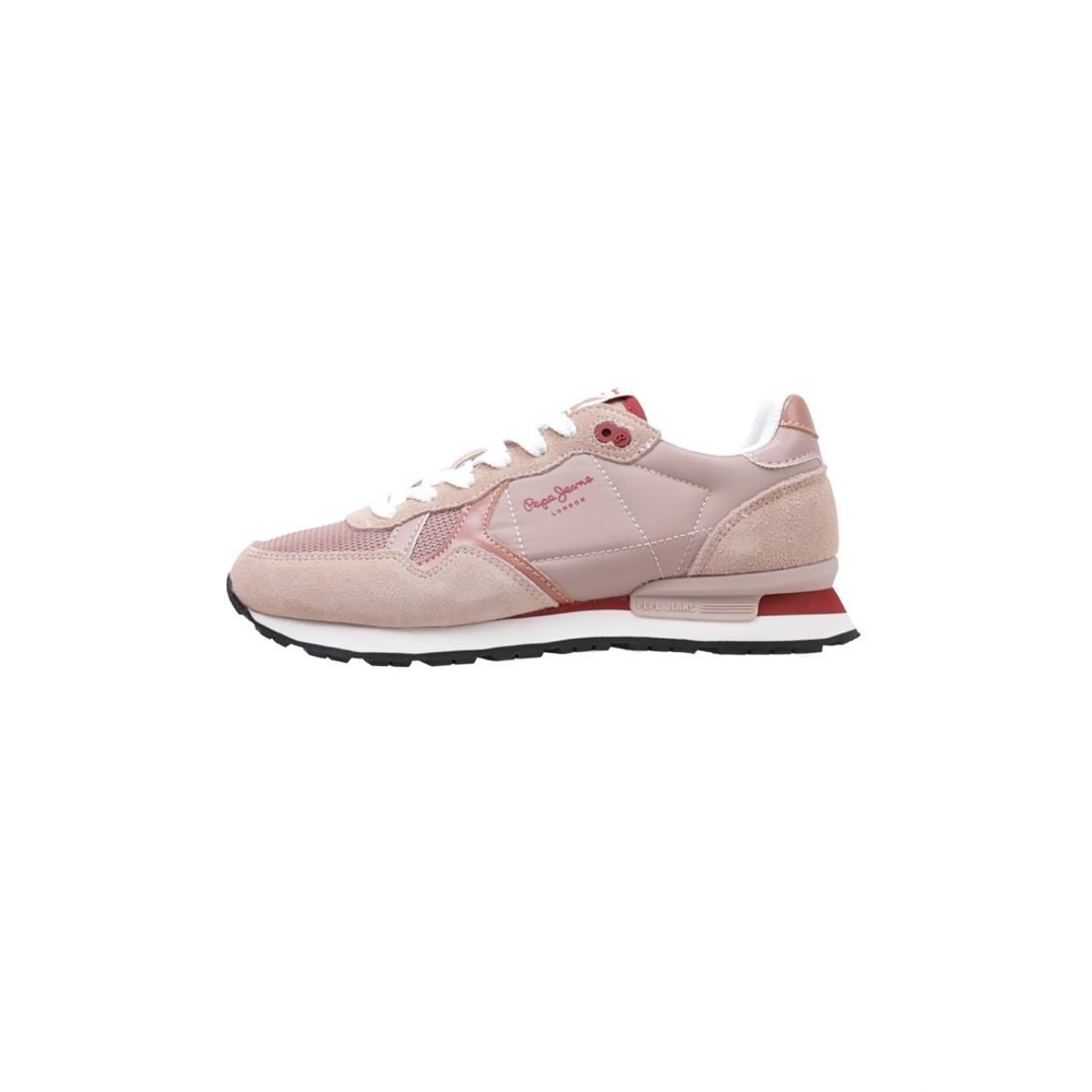 Pepe Jeans BRIT JUMP W Deportivas Planas Mujer Rosa