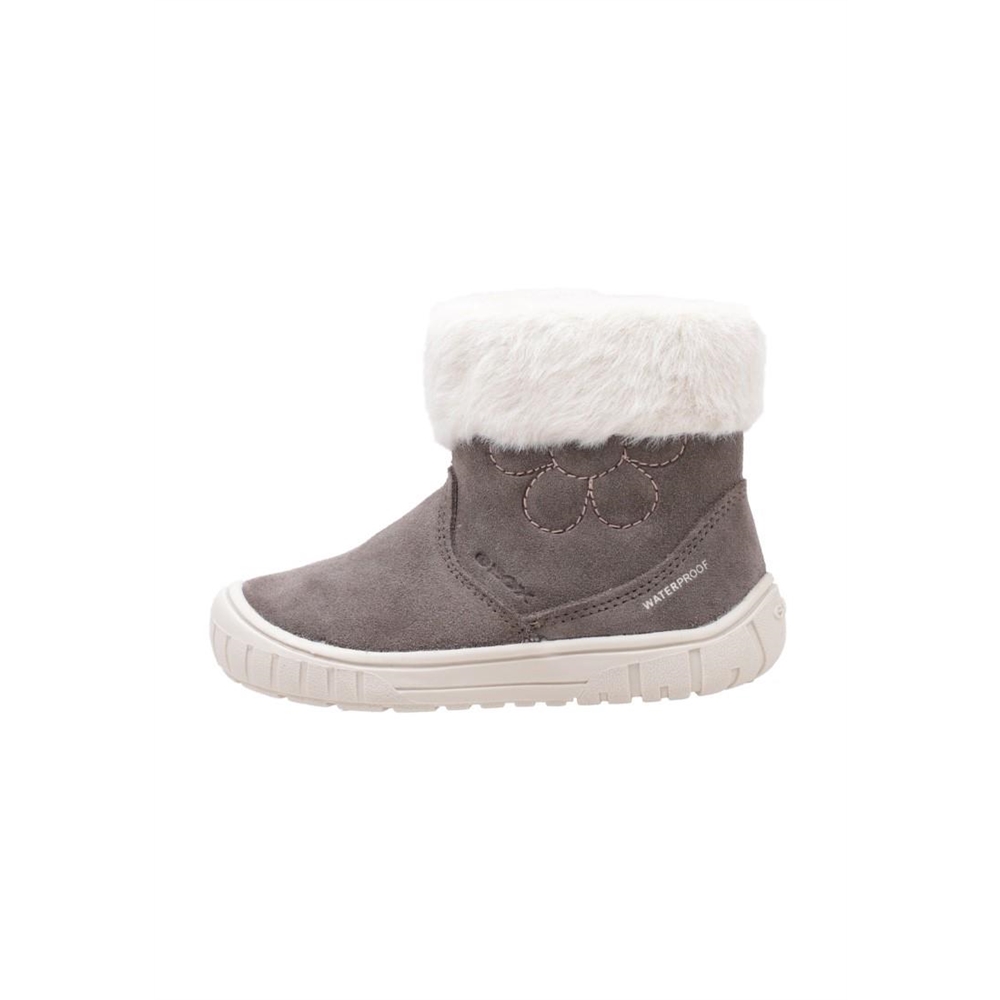 Geox B OMAR GIRL WPF A Botín Plano bebé niña (hasta talla 30) Marrón