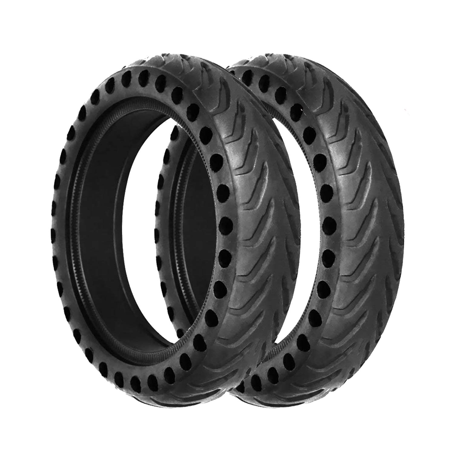HORO.ES Repuesto Neumático Rueda Tamaño 8,5" sólido para Scooter Eléctrico Xiaomi Scooter M365 Negro
