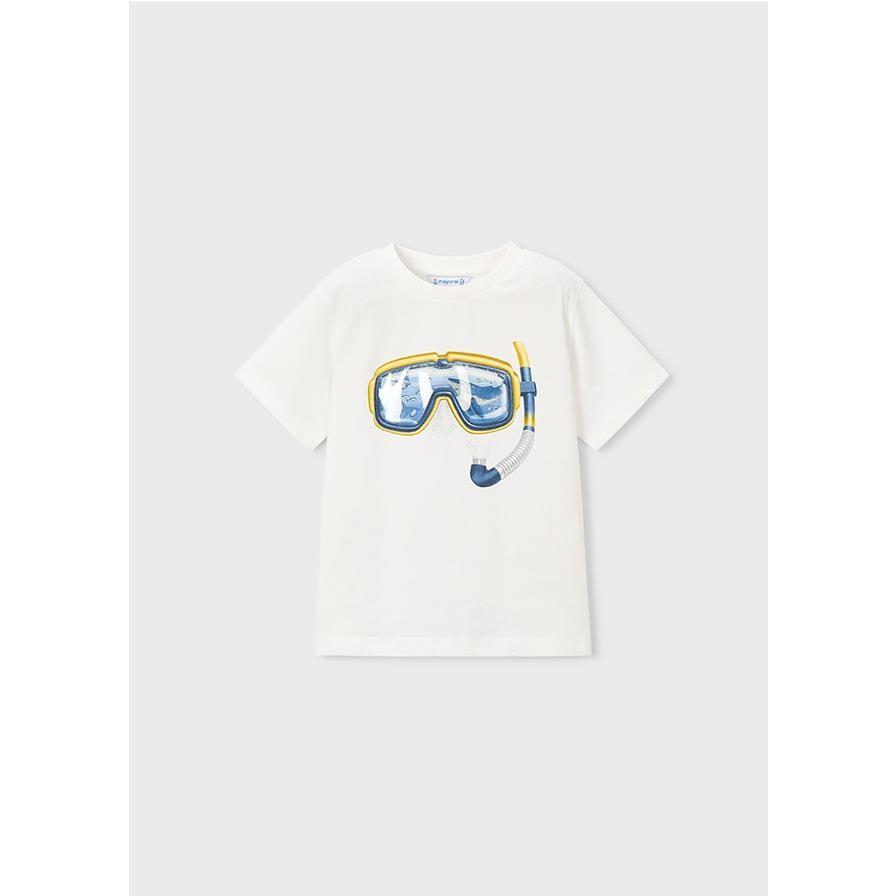 Mayoral - Camiseta para niño con diseño trampantojo, de algodón suave y transpirable, ideal para uso diario en verano